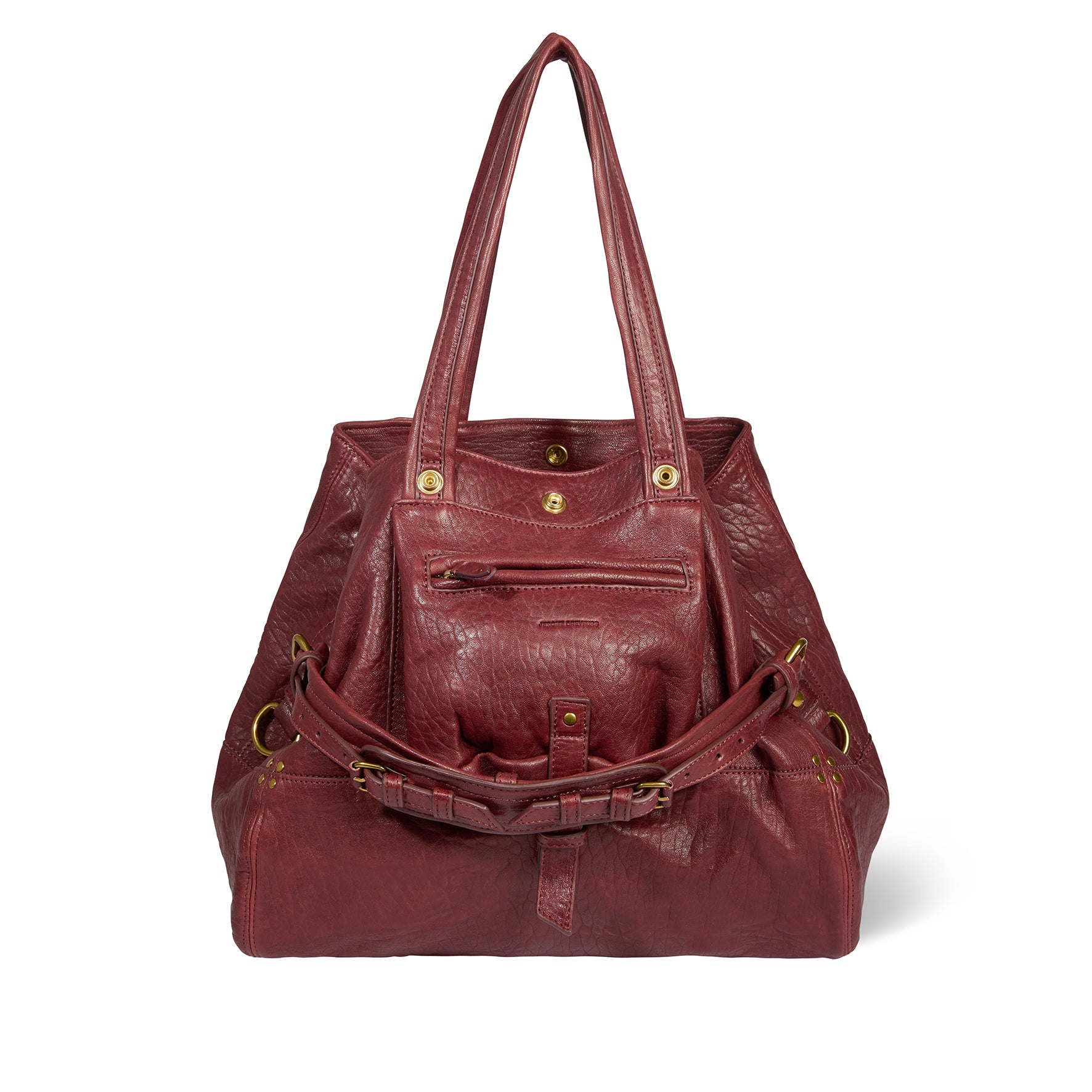 Sac Cabas Billy M Agneau Bubble Burgundy