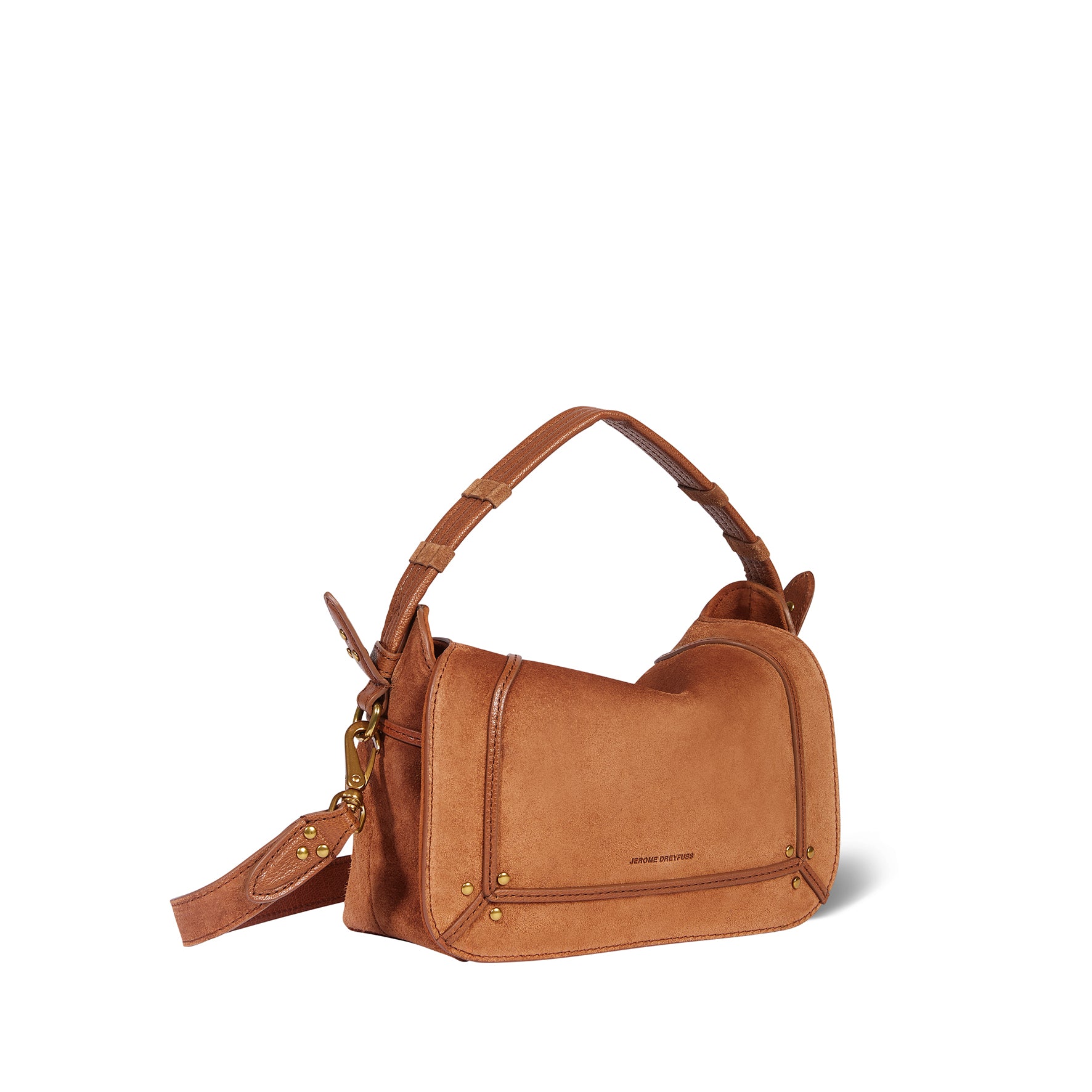 Sac Pepito S Croûte Velours Caramel