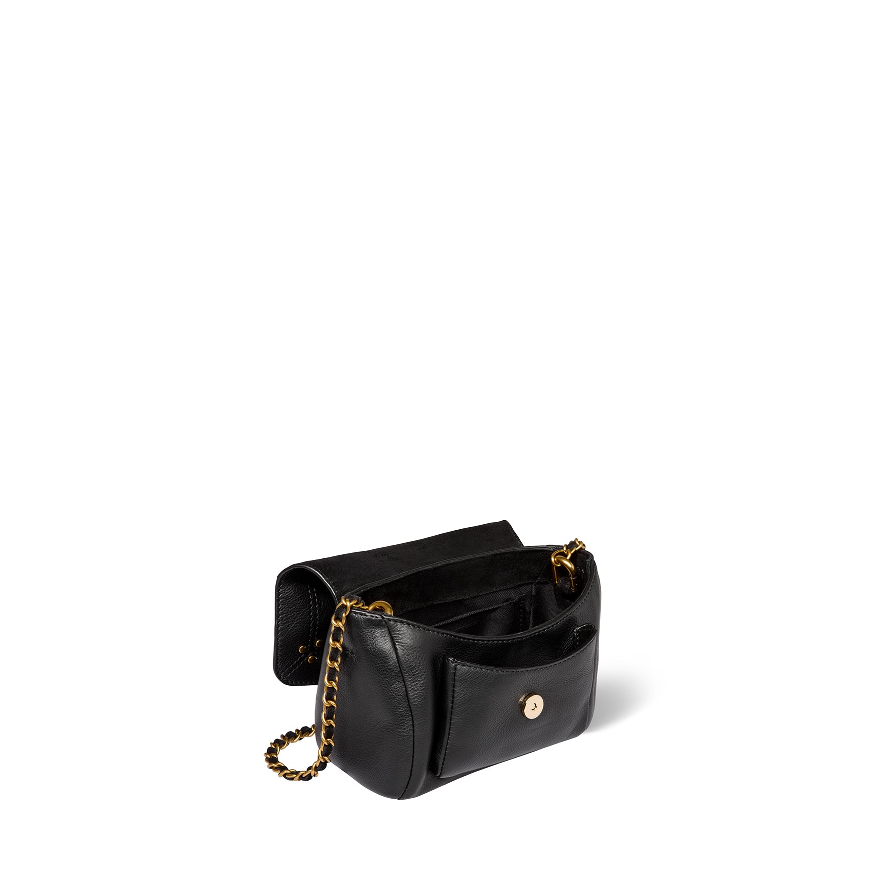 Lulu S Veau Noir Brass
