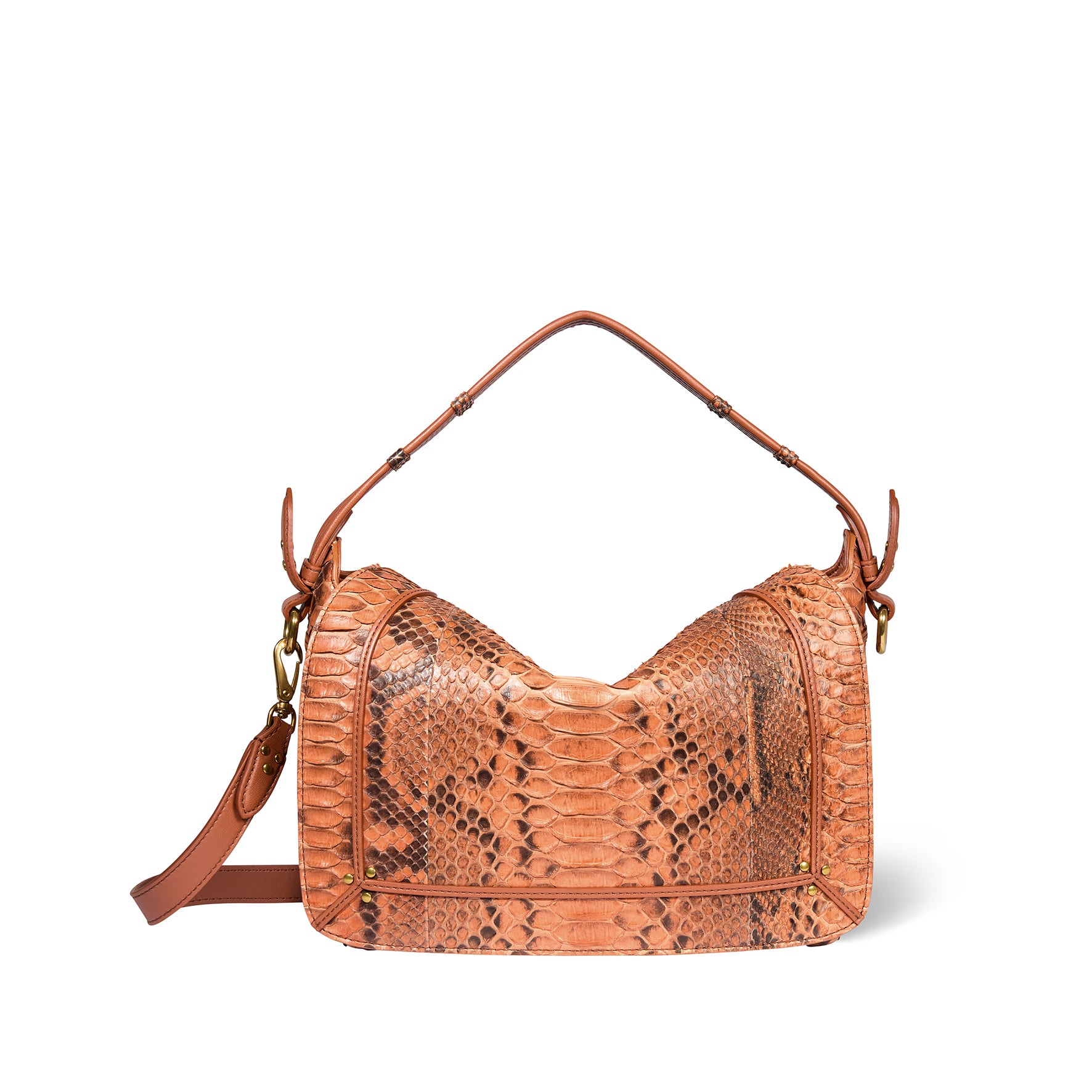 Sac Pepito M python Cognac