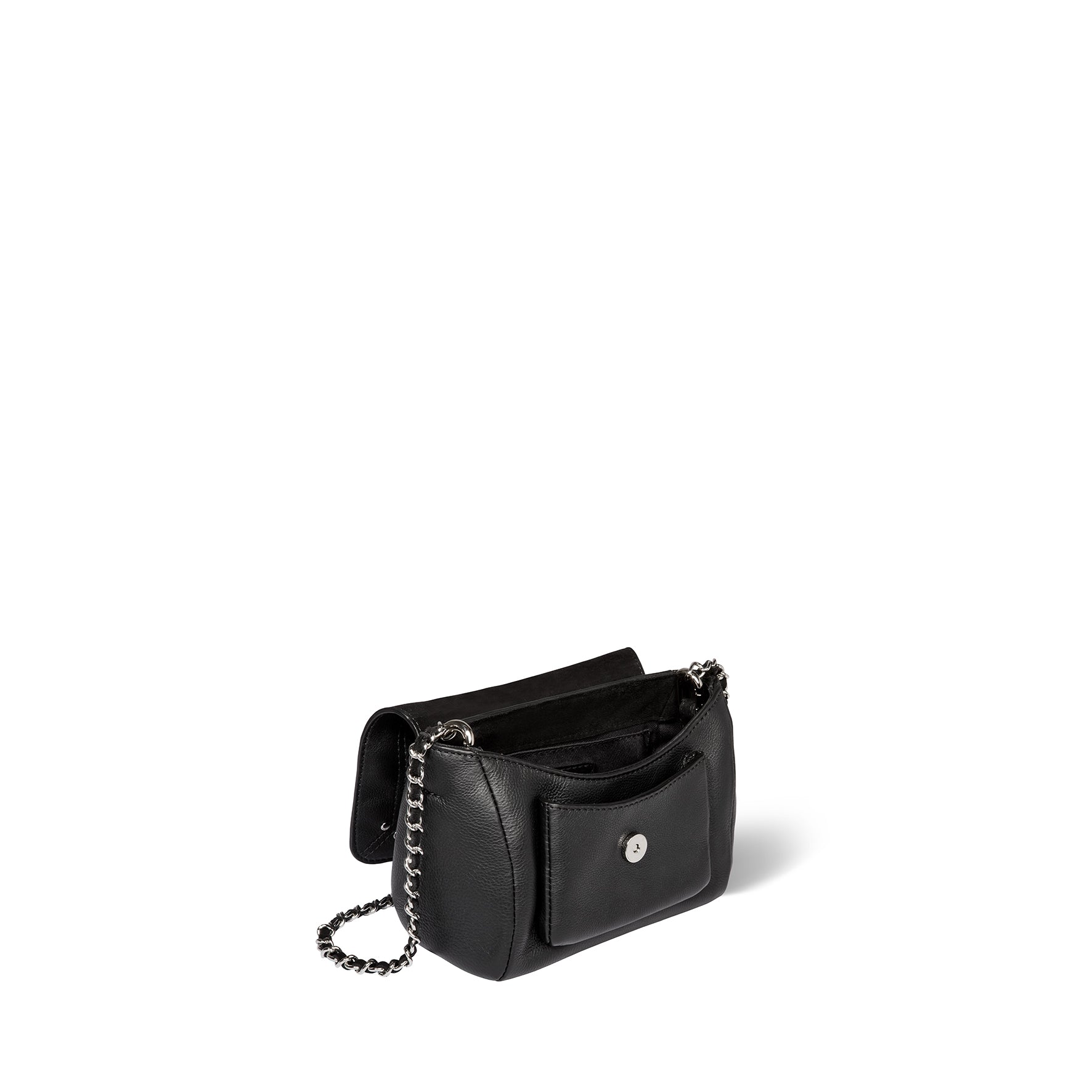 Lulu S Veau Noir Silver