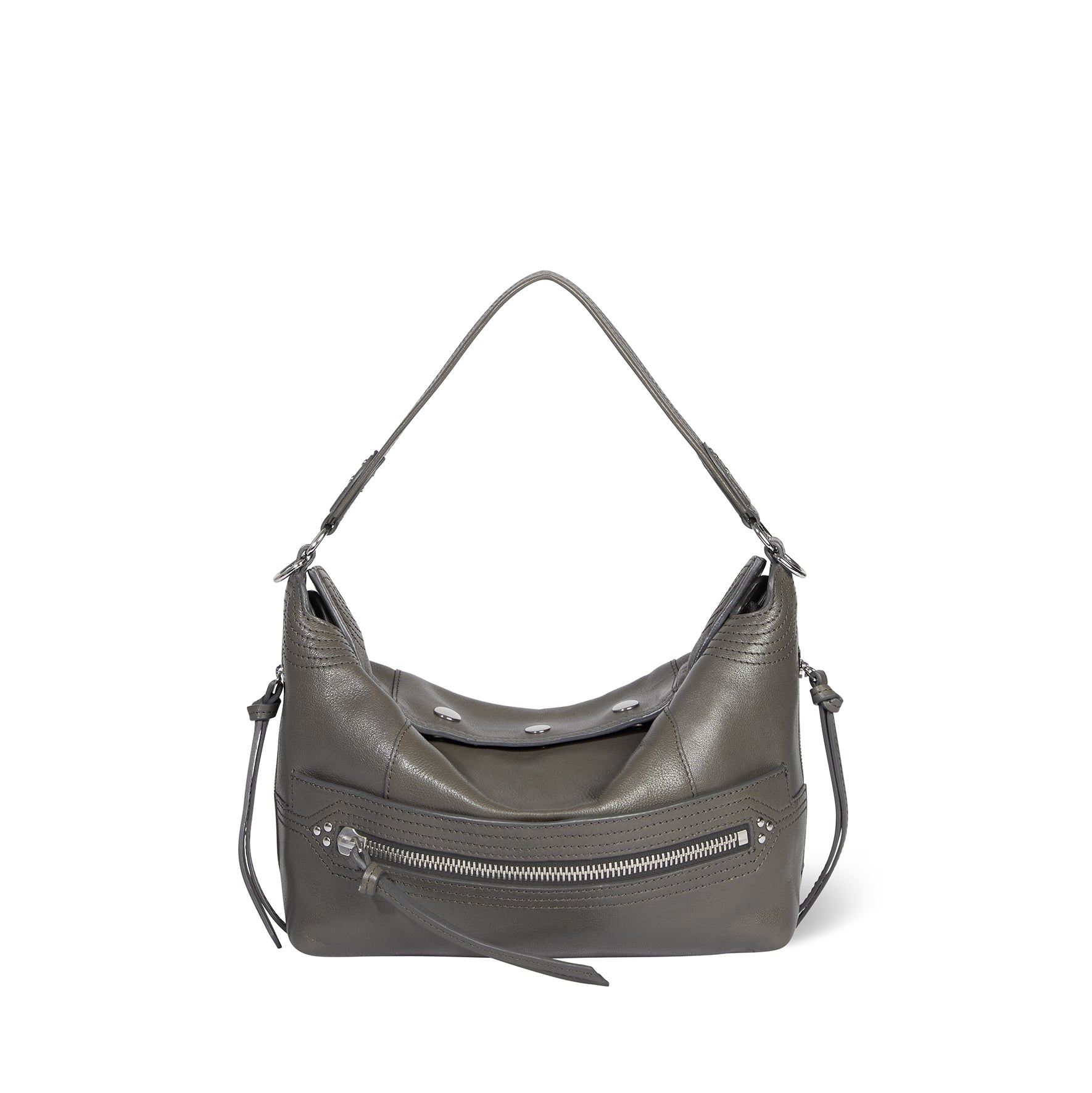 Sac Lucky Hobo buffle Gris