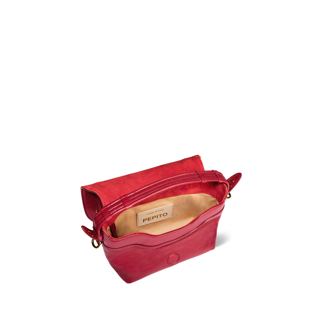 Sac Pepito S Chèvre Carmin