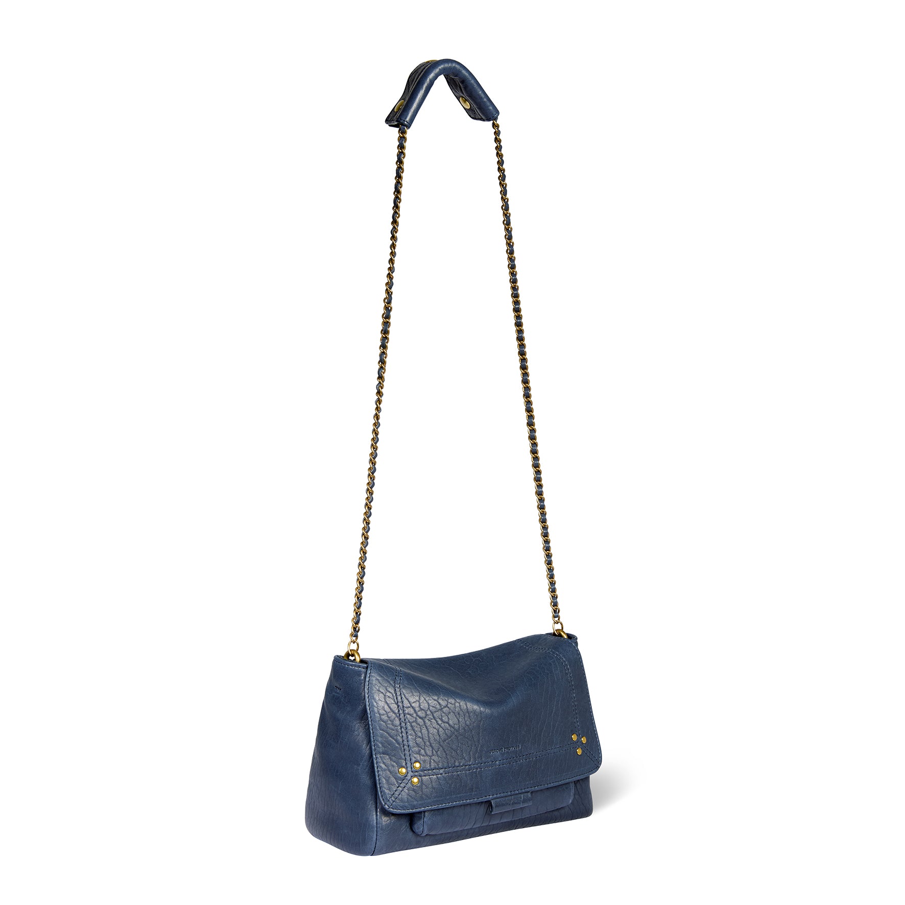 Sac Lulu M Agneau Bubble Night Blue