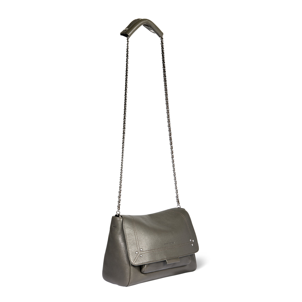 Sac Lulu M buffle Gris