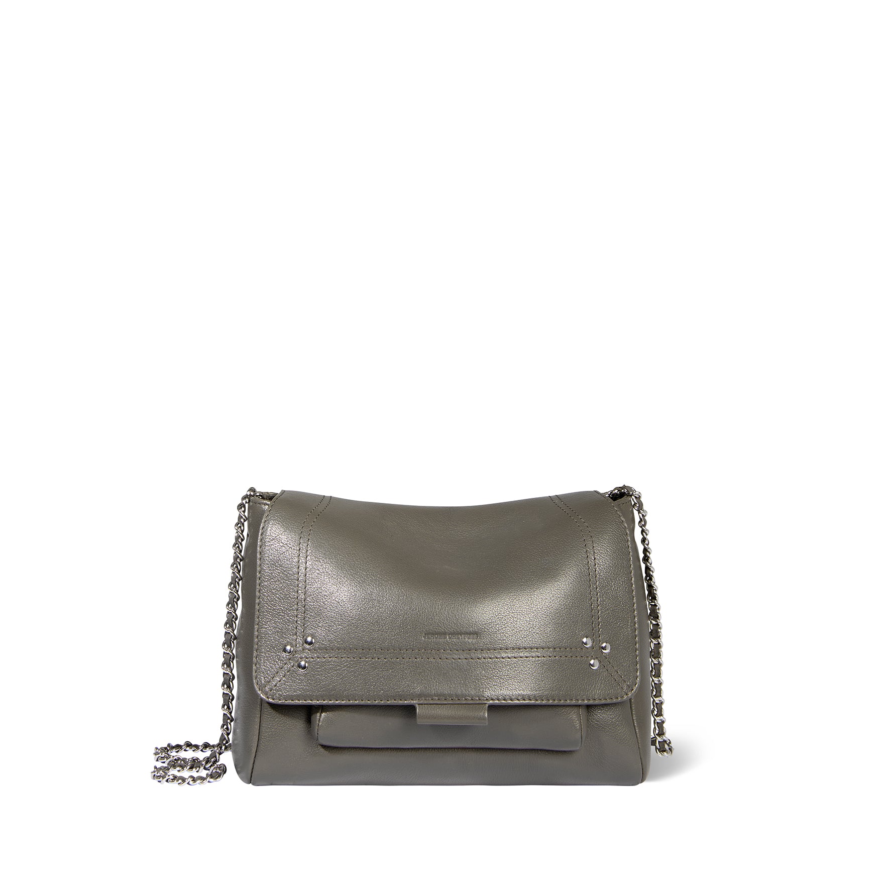 Sac Lulu M buffle Gris