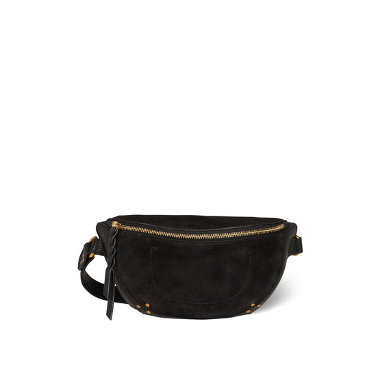 Lino banane Croûte Velours Noir