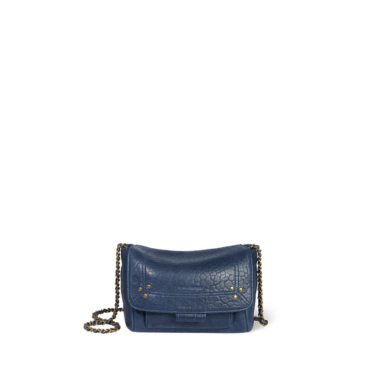 Sac Lulu S Agneau Bubble Night Blue
