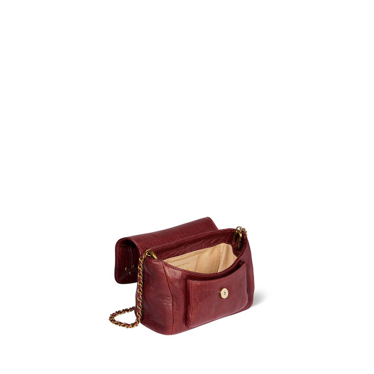 Sac Lulu S Agneau Bubble Burgundy