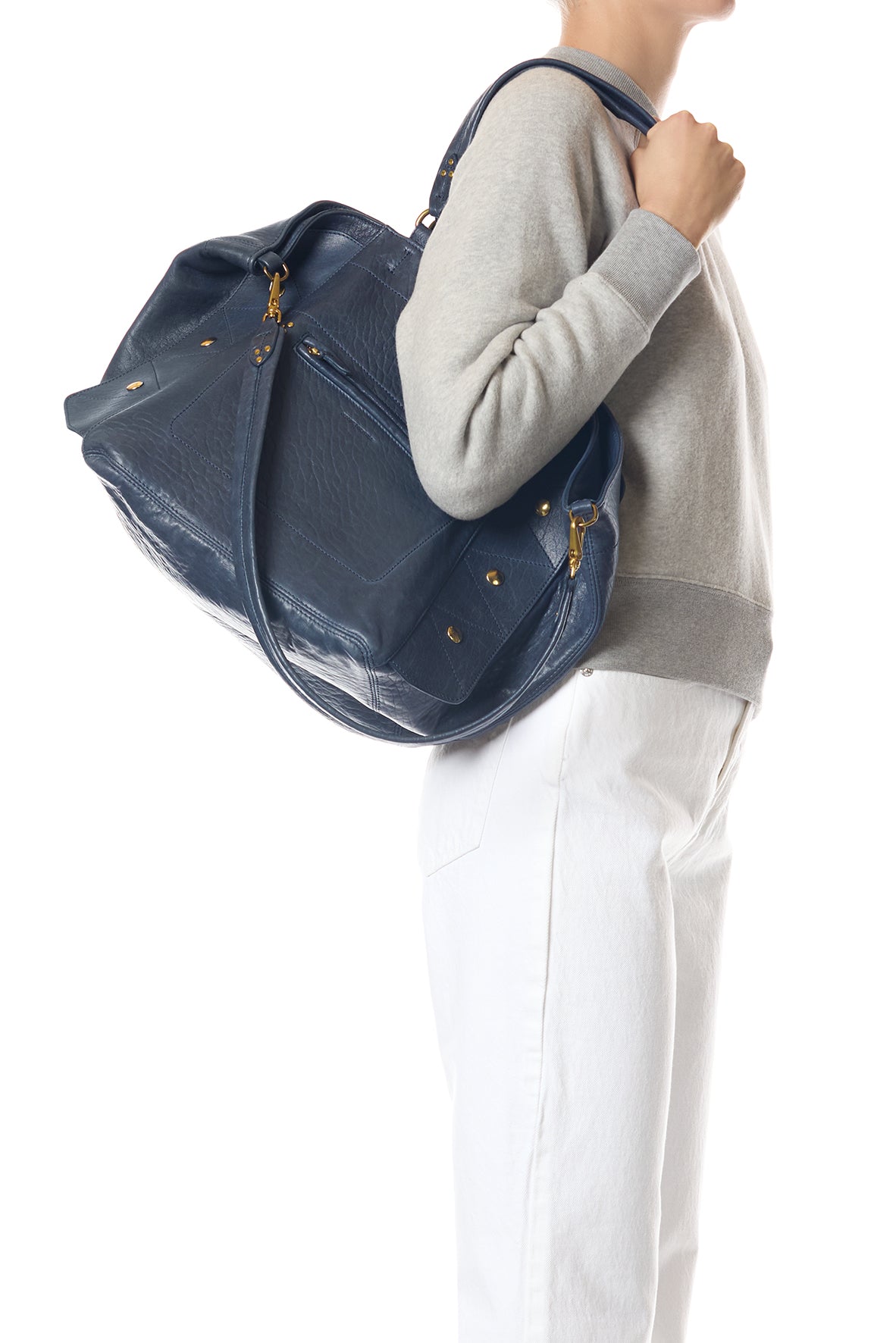 Sac Cabas Roger Agneau Bubble Night Blue