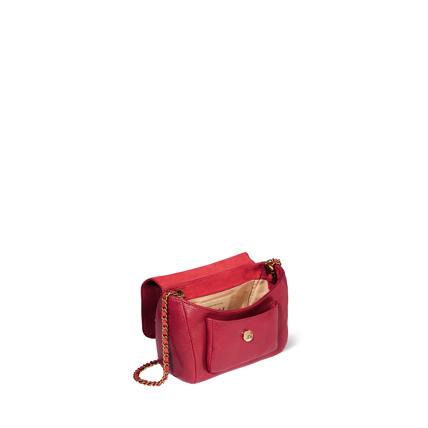 Sac Lulu S Chèvre Carmin