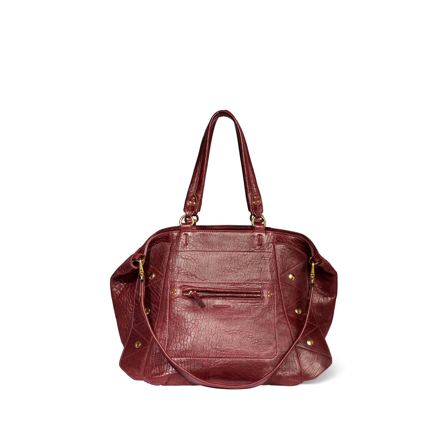 Sac Cabas Roger Agneau Bubble Burgundy