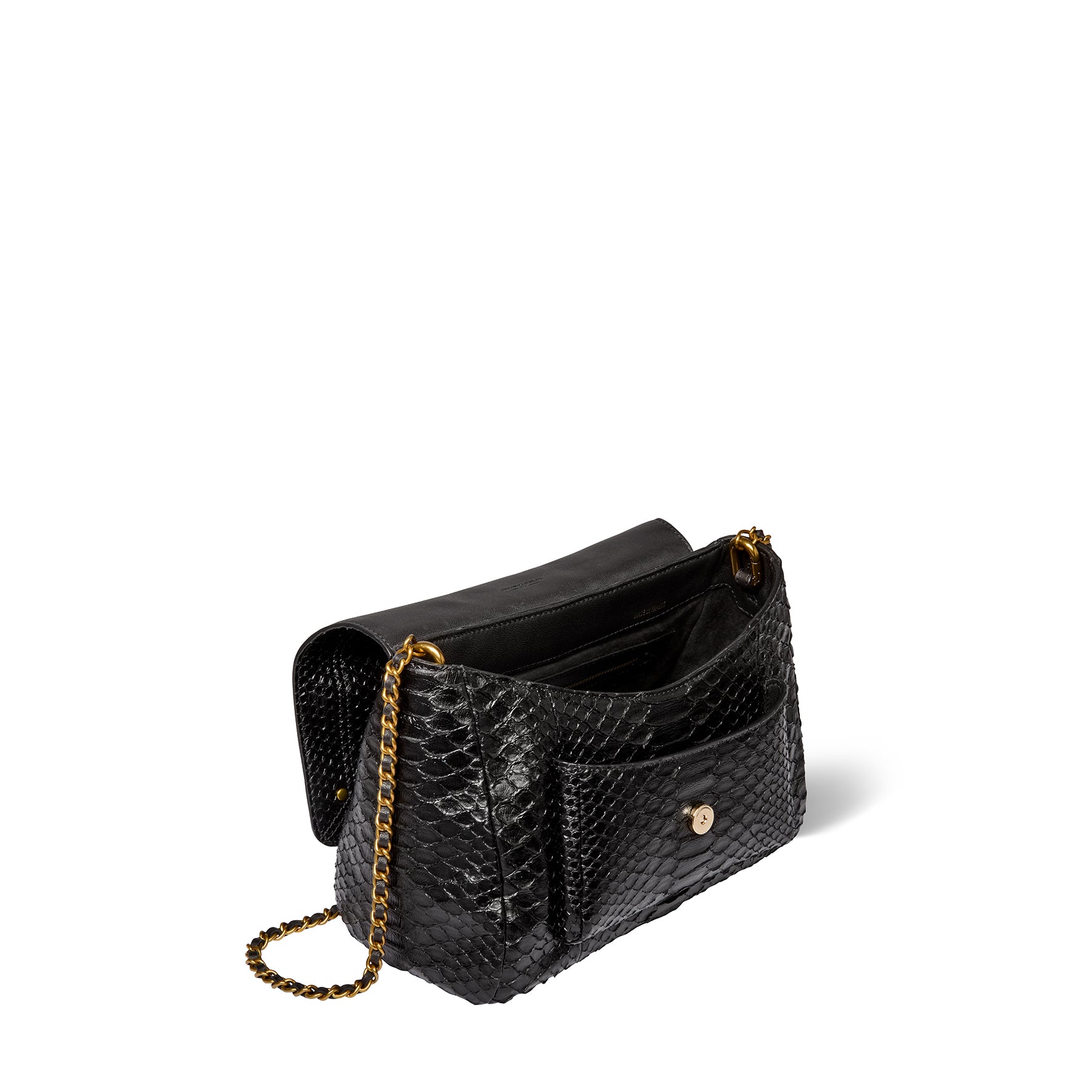 Lulu M Python Noir