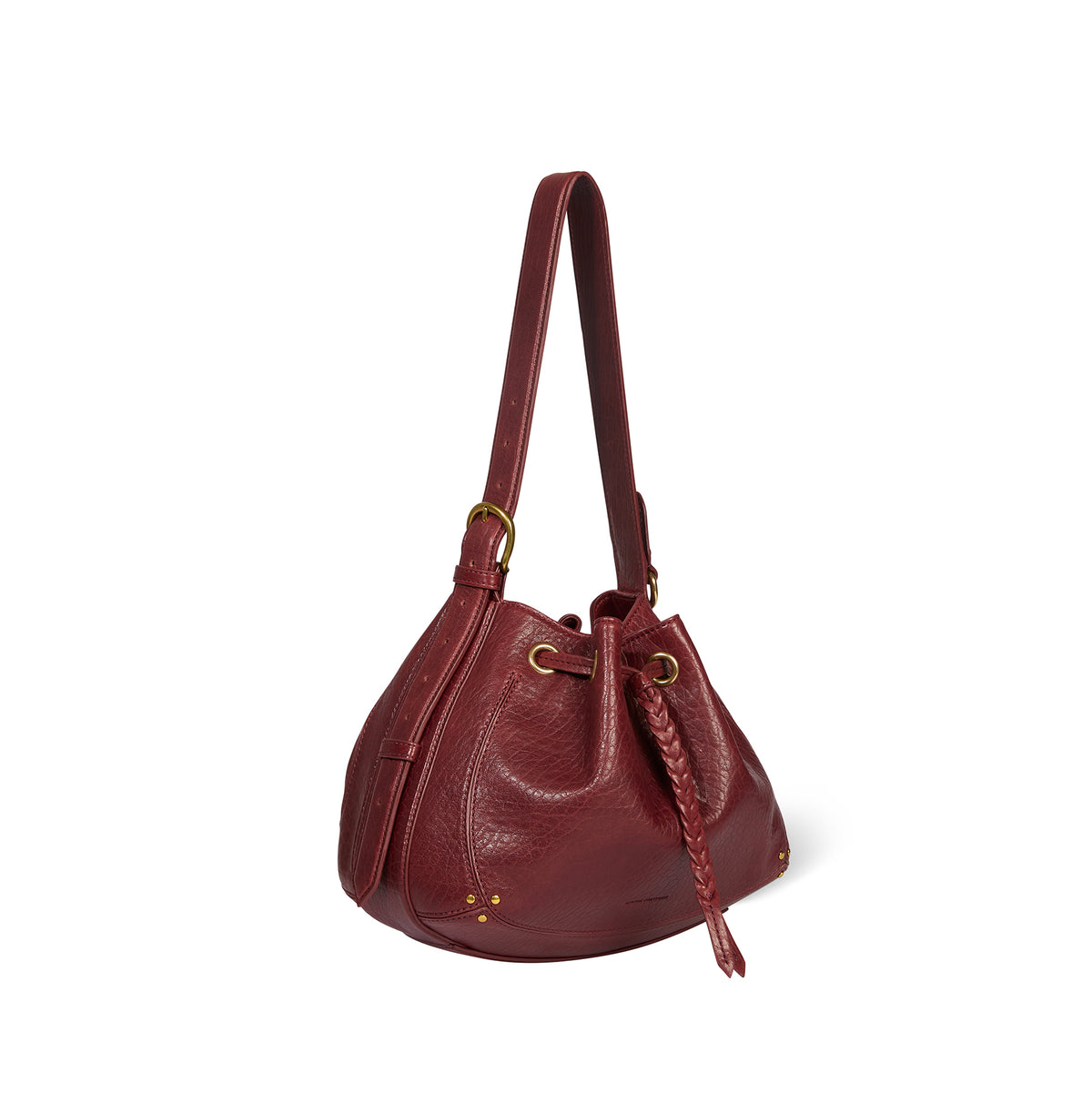 Sac Andy Agneau Bubble Burgundy