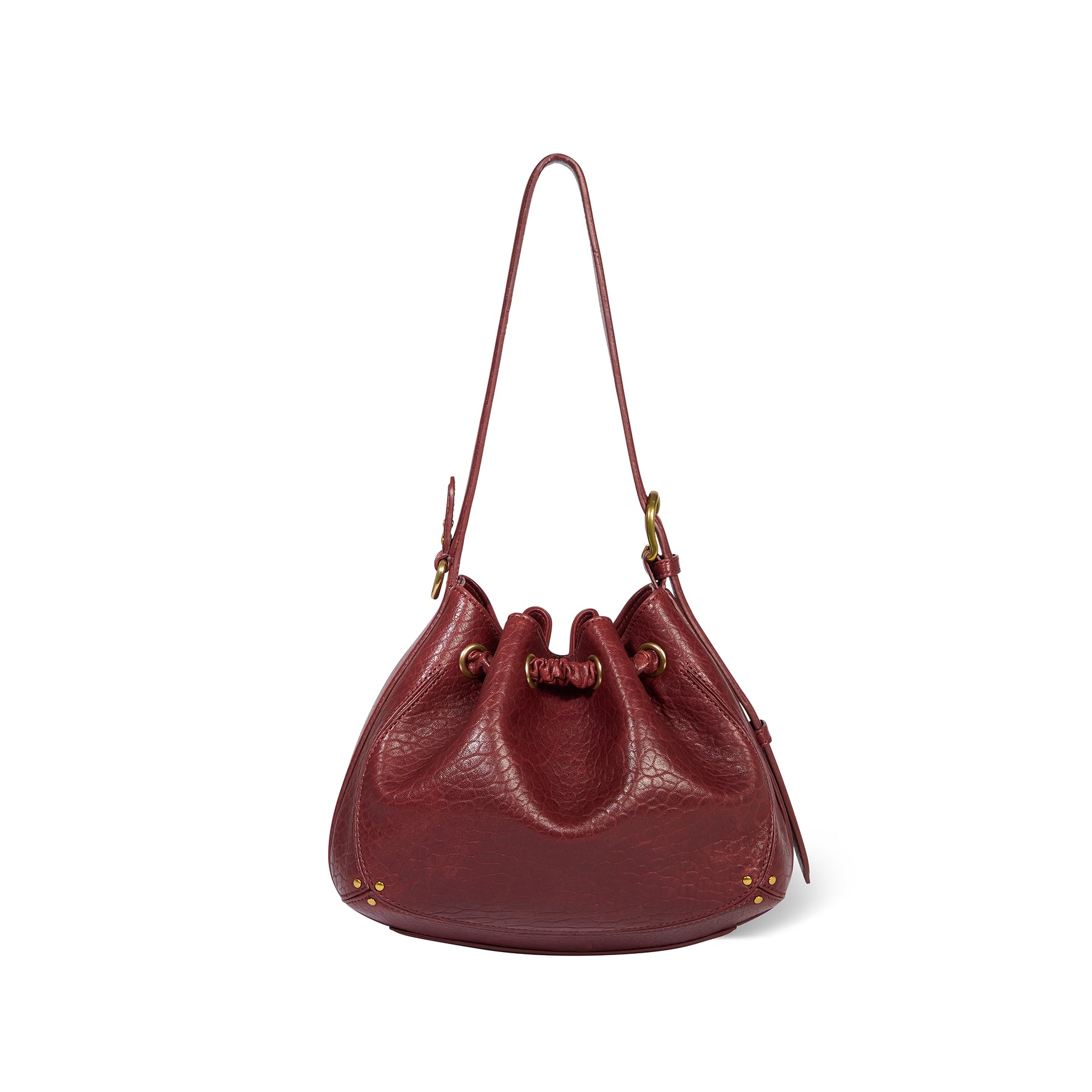 Sac Andy Agneau Bubble Burgundy