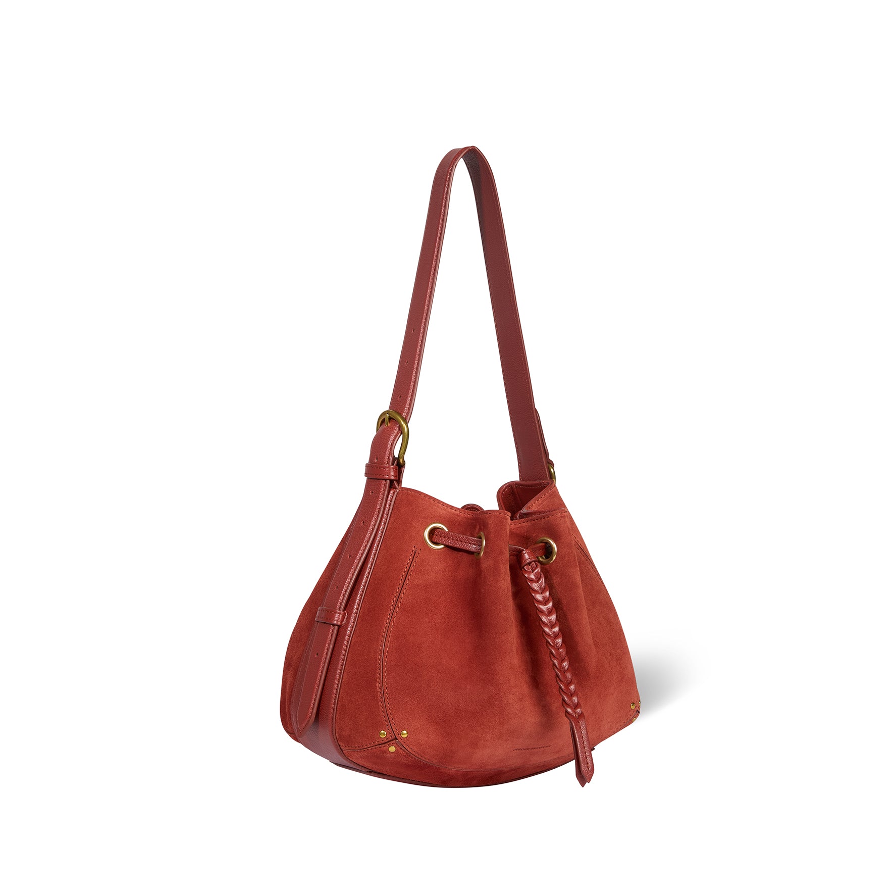 Sac Andy Croûte Velours Rouille