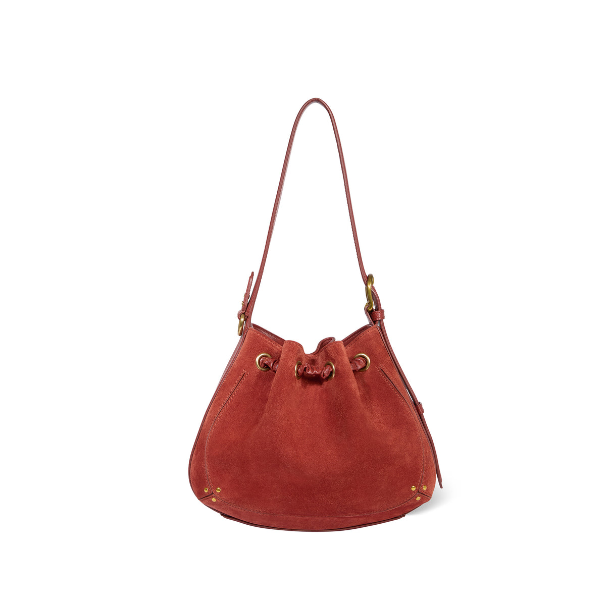 Sac Andy Croûte Velours Rouille