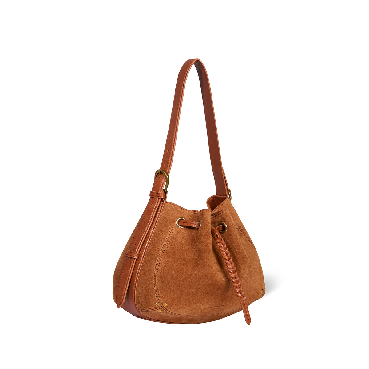 Sac Andy Croûte Velours Caramel