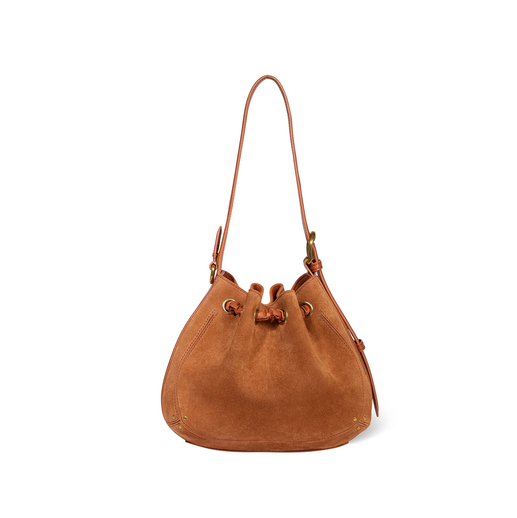 Sac Andy Croûte Velours Caramel