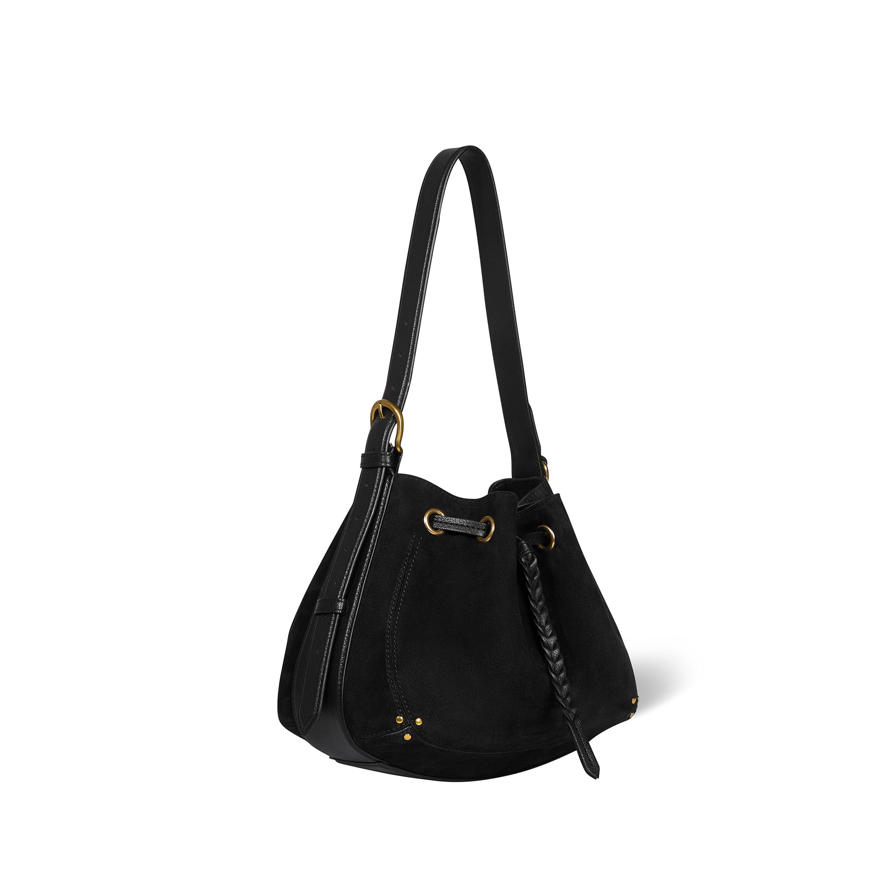Sac Andy Croûte Velours Noir