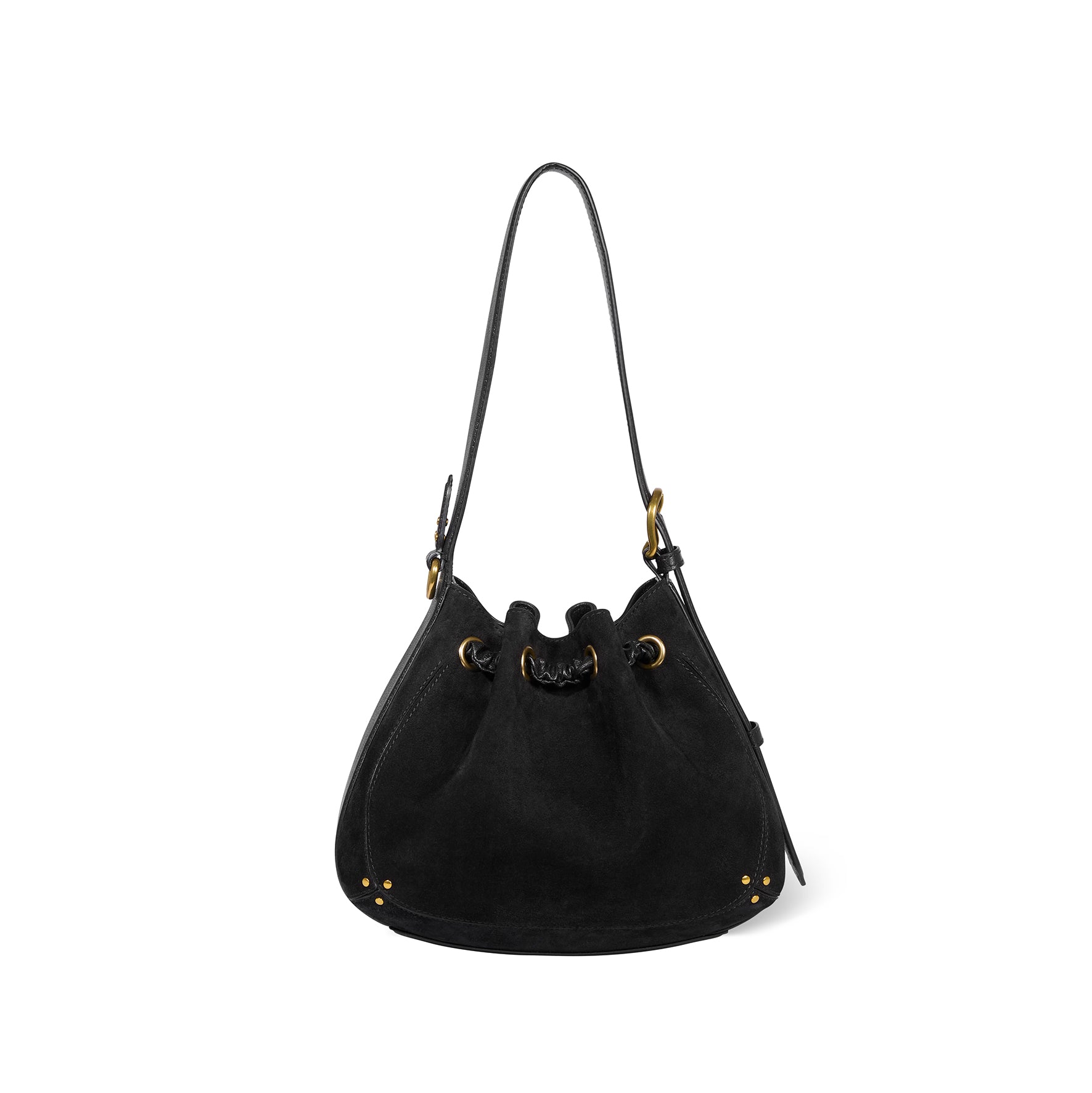 Sac Andy Croûte Velours Noir