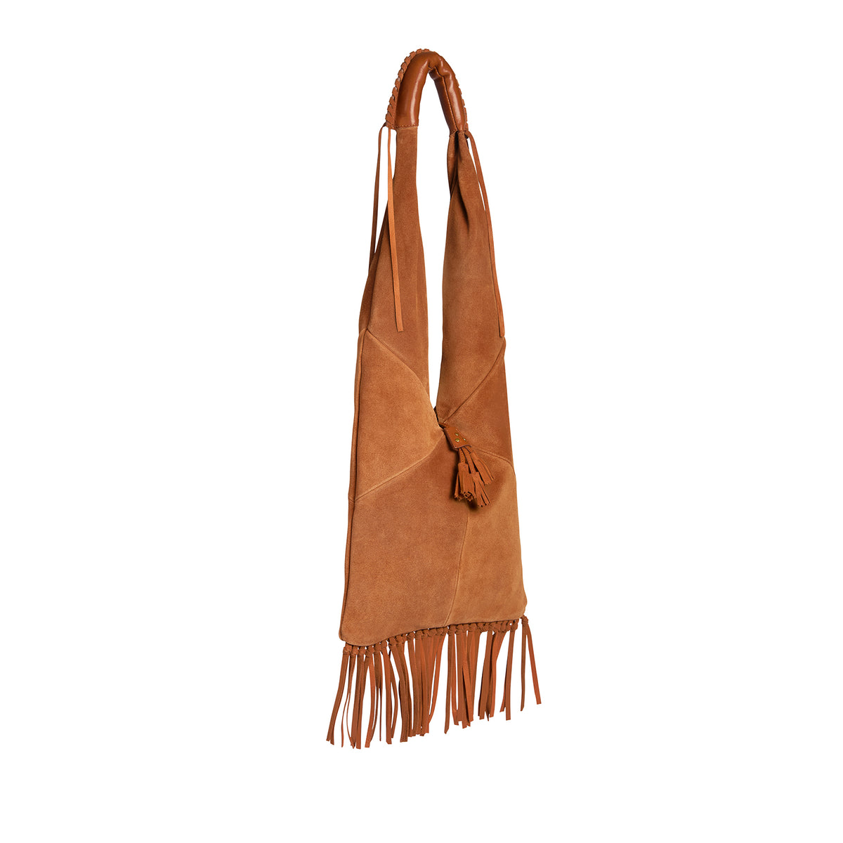Sac Aram Croûte Velours Caramel