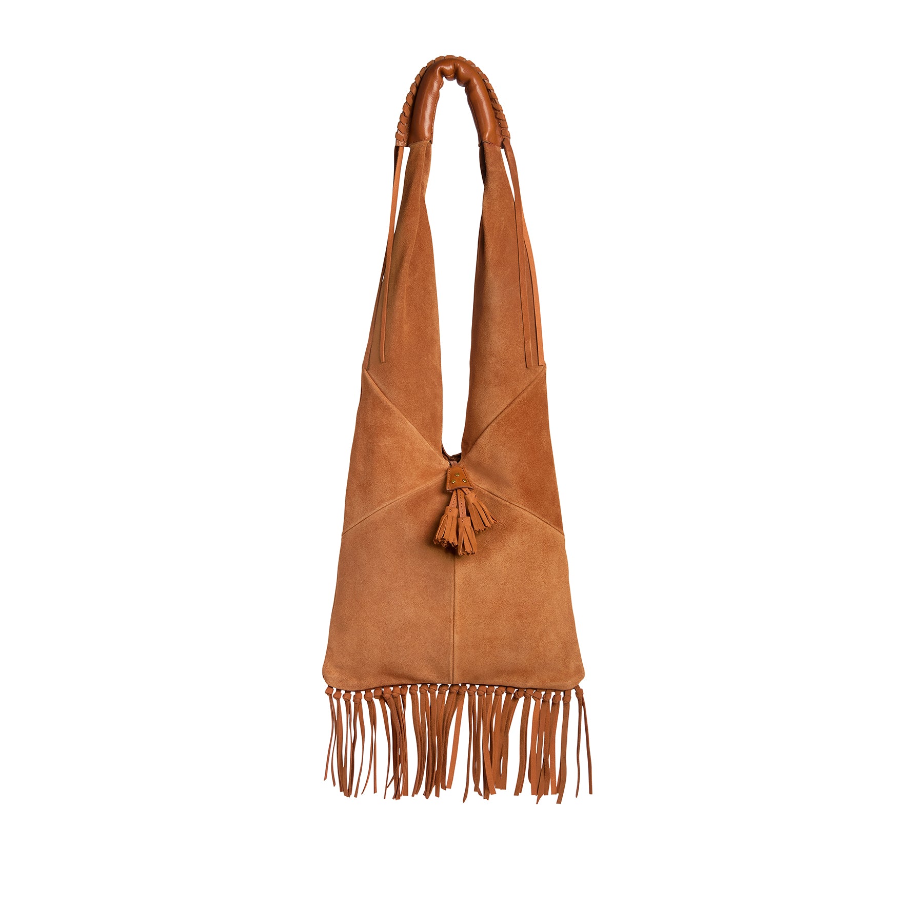 Sac Aram Croûte Velours Caramel