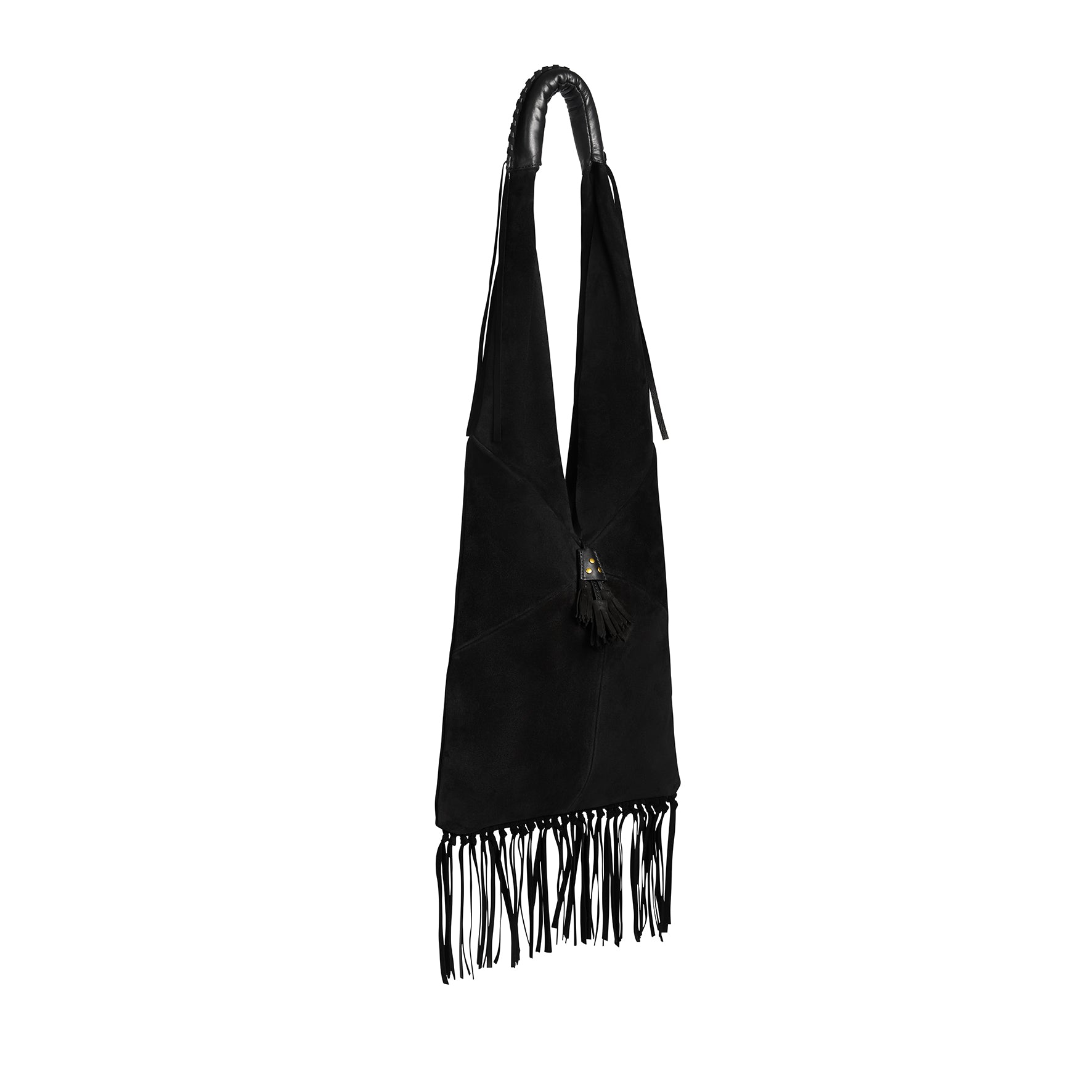 Sac Aram Croûte Velours Noir