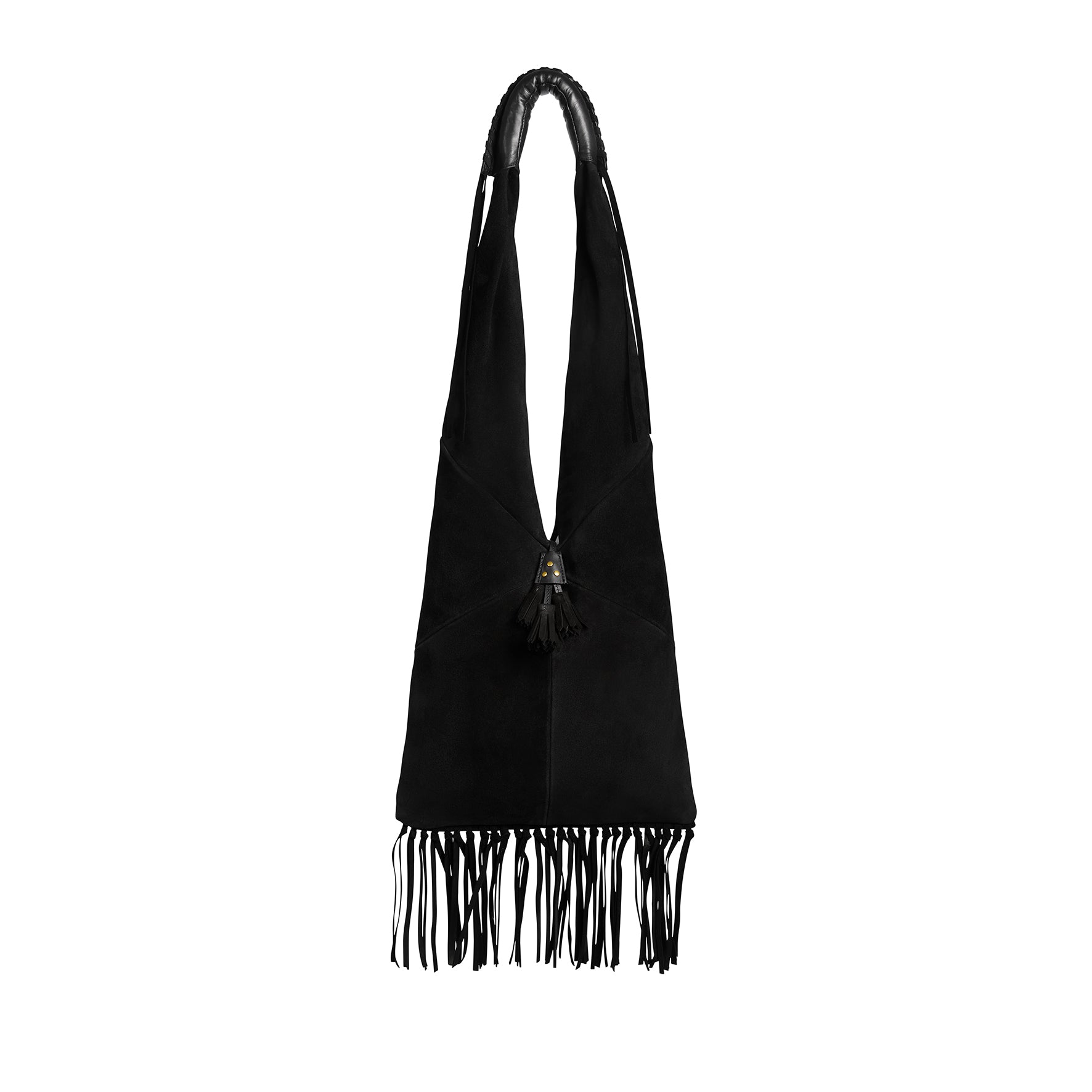 Sac Aram Croûte Velours Noir