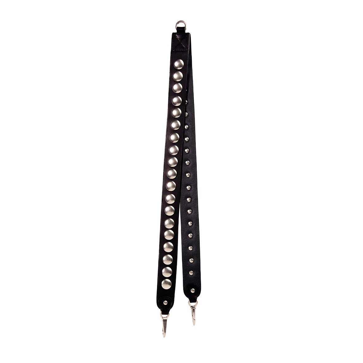 Bandoulière festival Vachette Noir Silver