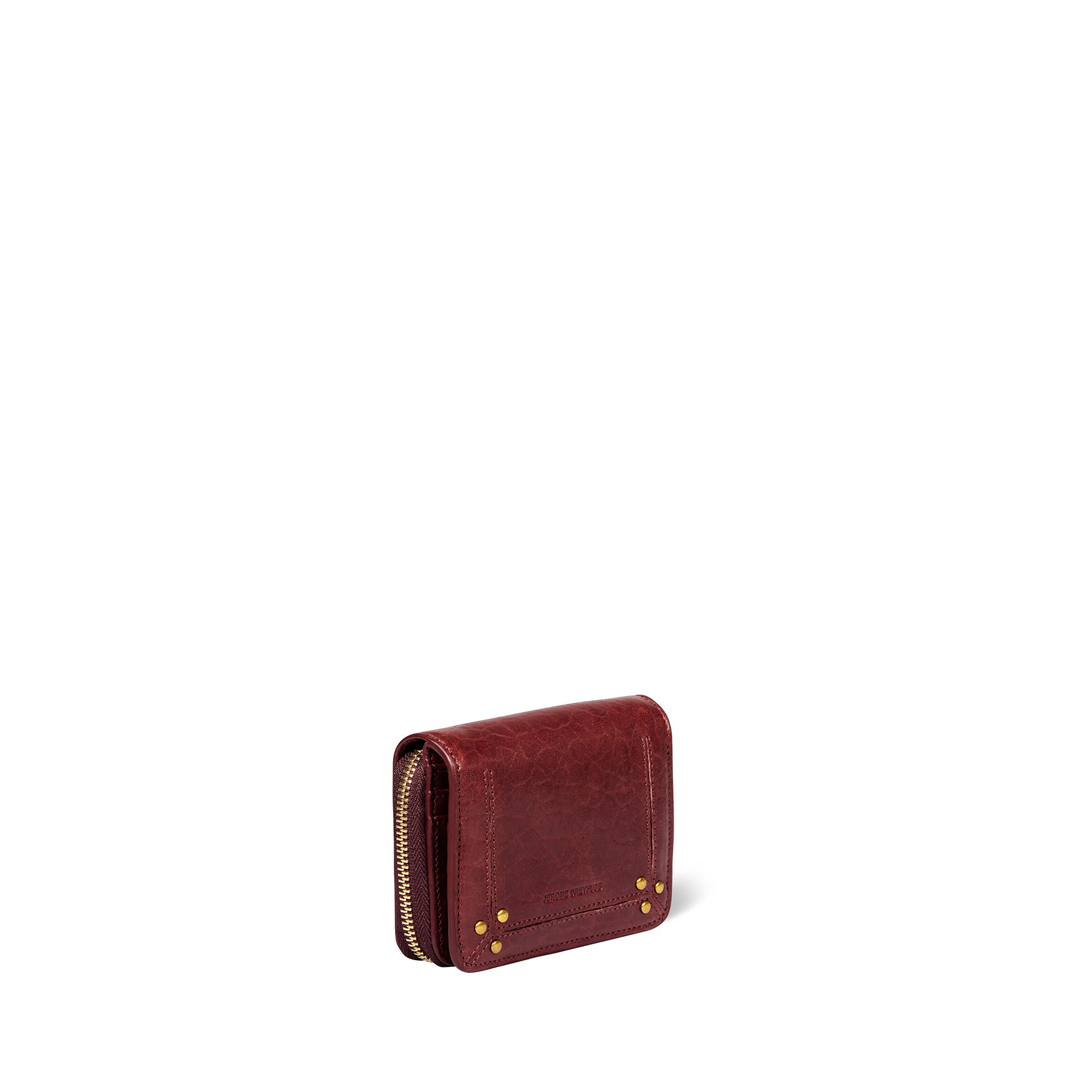 Portefeuille André Agneau Bubble Burgundy
