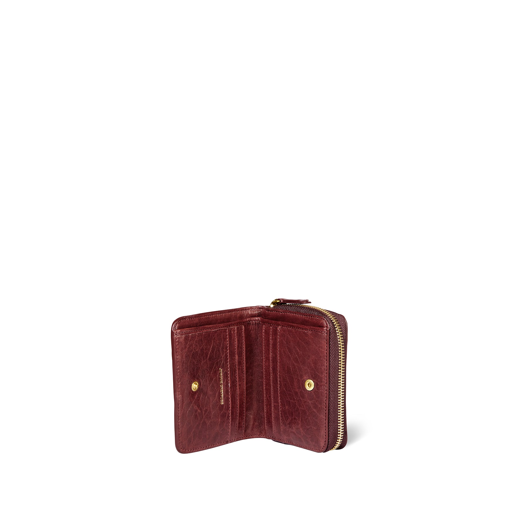 Portefeuille André Agneau Bubble Burgundy