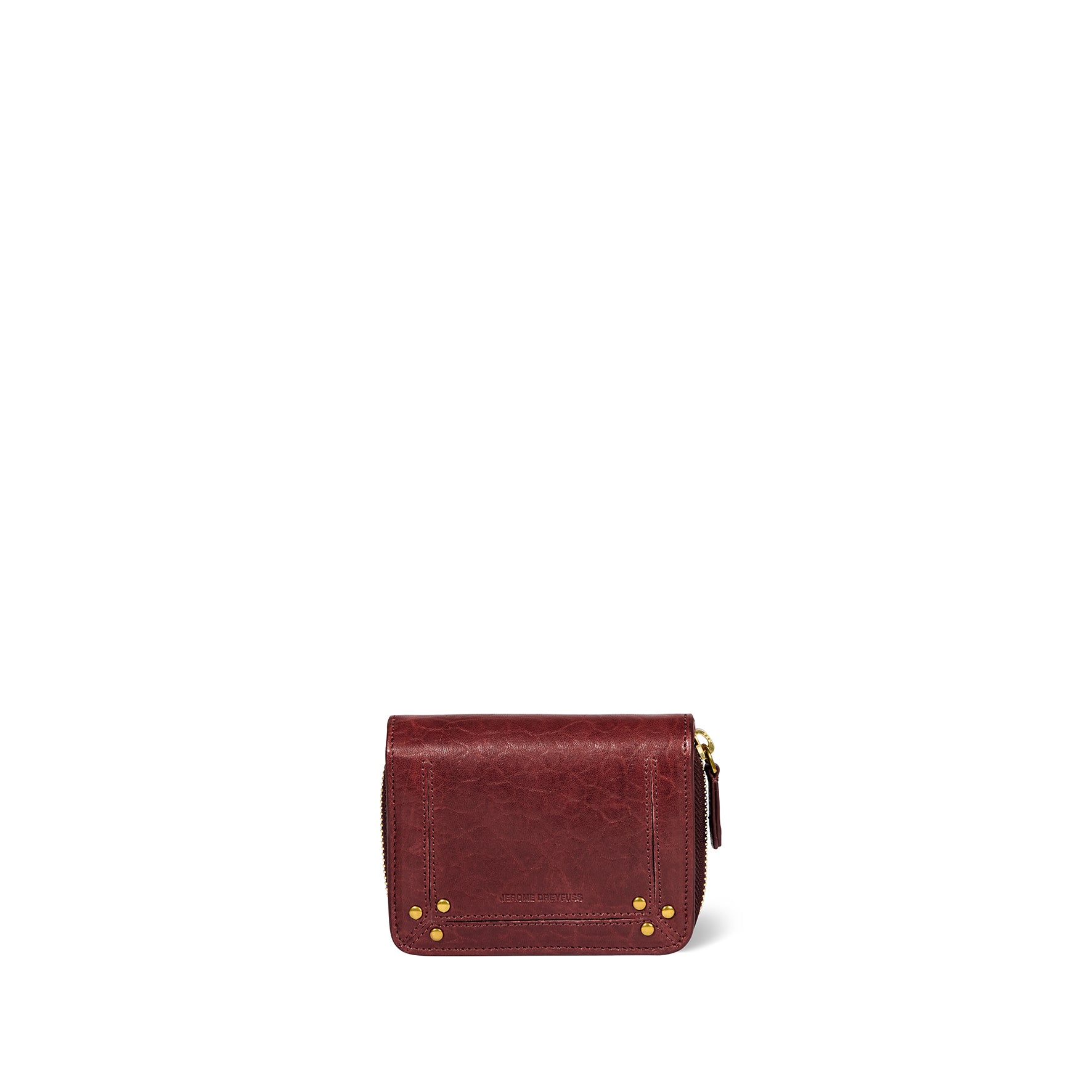Portefeuille André Agneau Bubble Burgundy