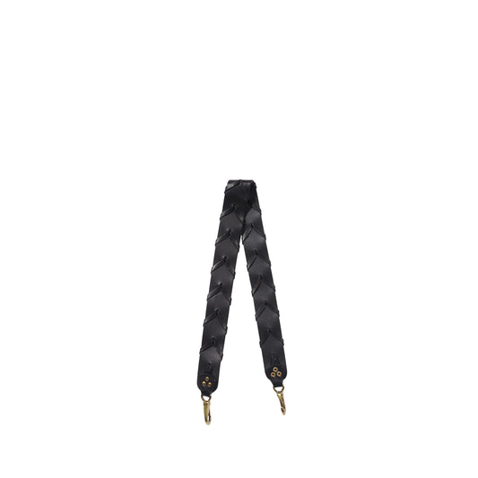Anse tressée Vachette Noir Brass