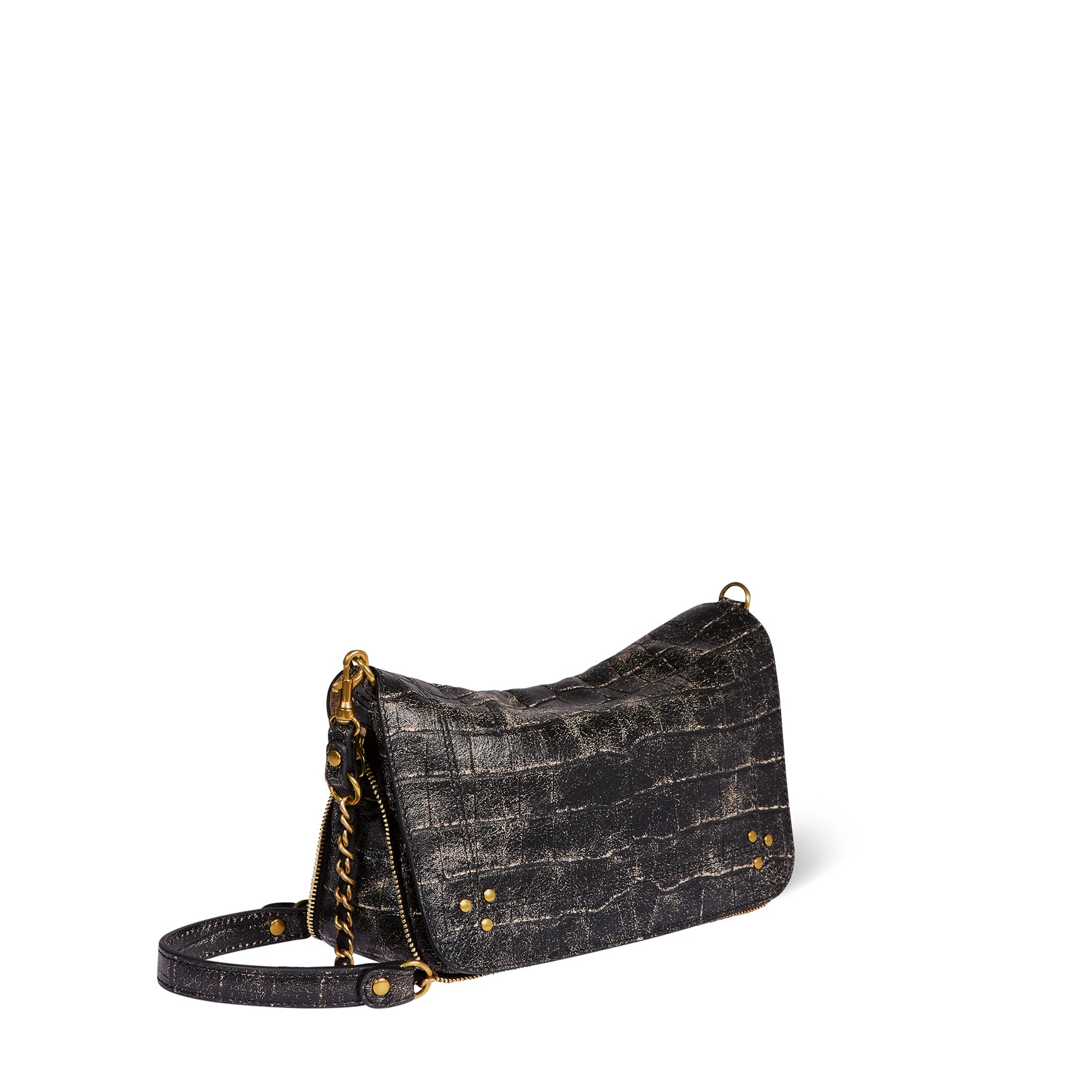 Bobi S Bag Imprimé Croco Grunge Sheepskin – Jérôme Dreyfuss
