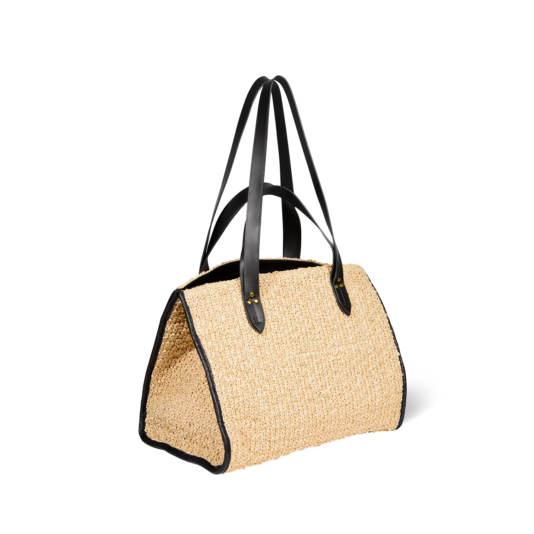 Sac Cabas Léon M fibres recyclées effet raphia