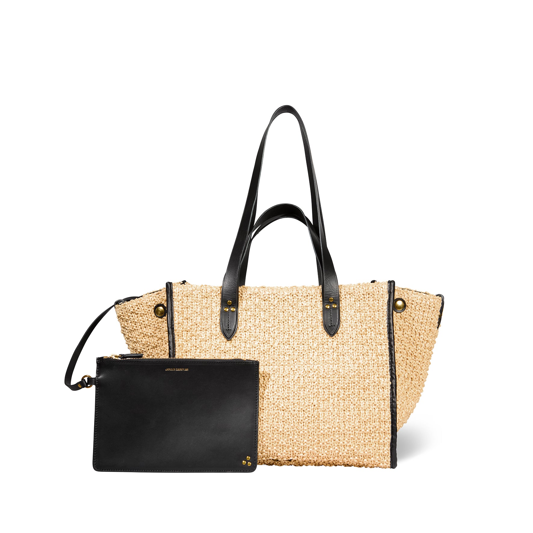 Sac Cabas Léon M fibres recyclées effet raphia