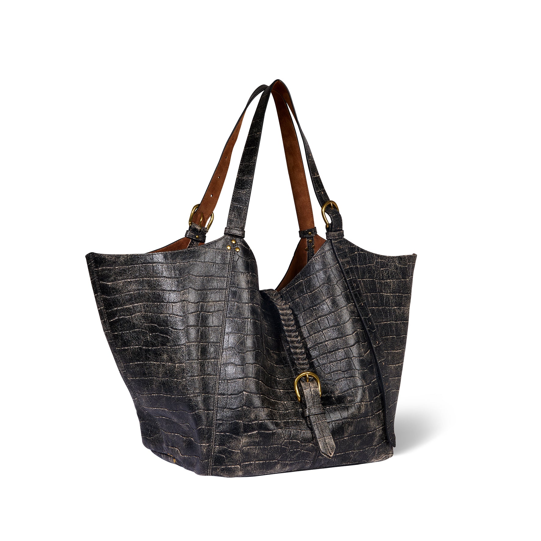 Sac Cabas Joseph M Mouton Imprimé Croco Grunge