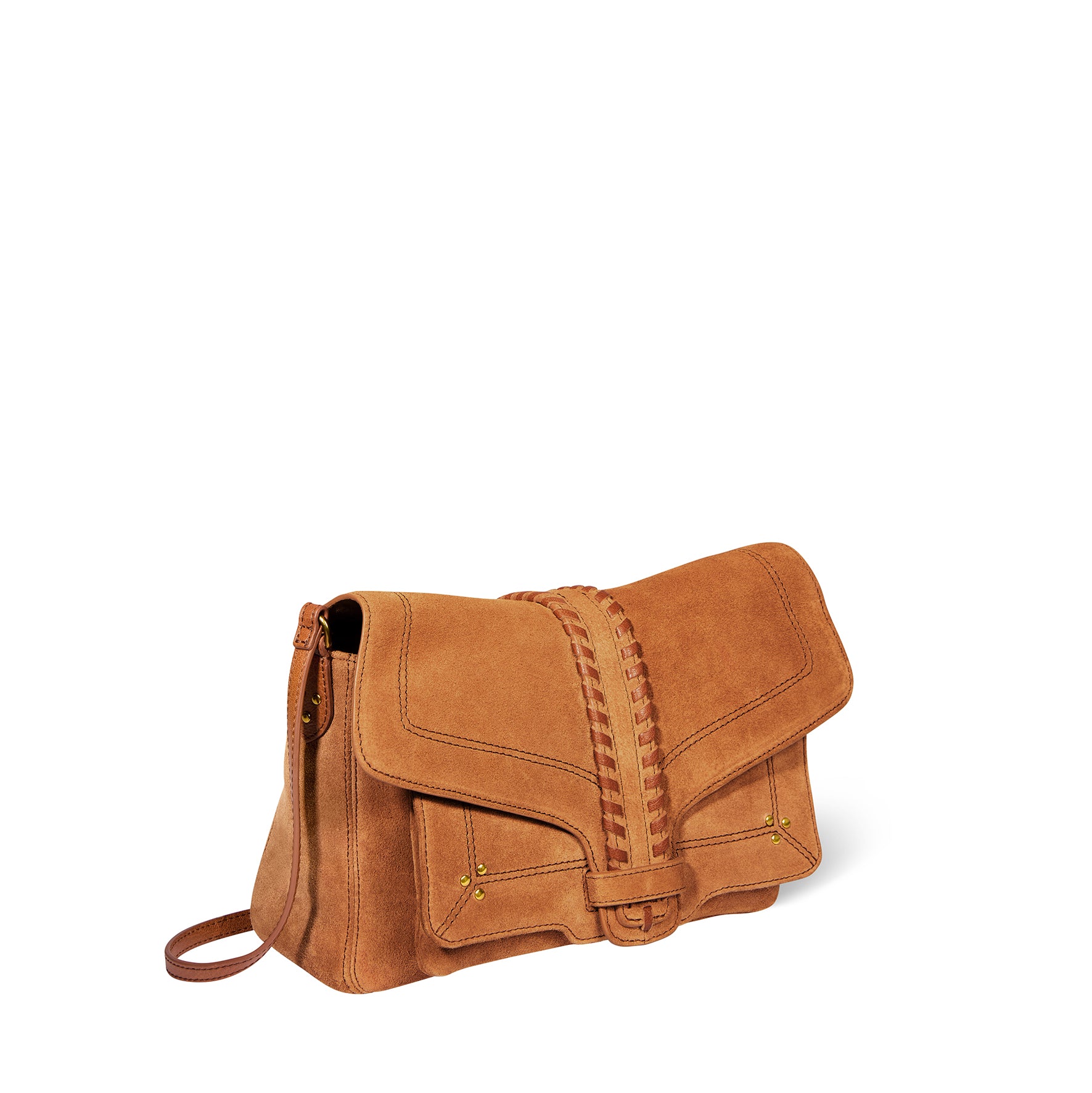 Sac Harry M Croûte Velours Caramel