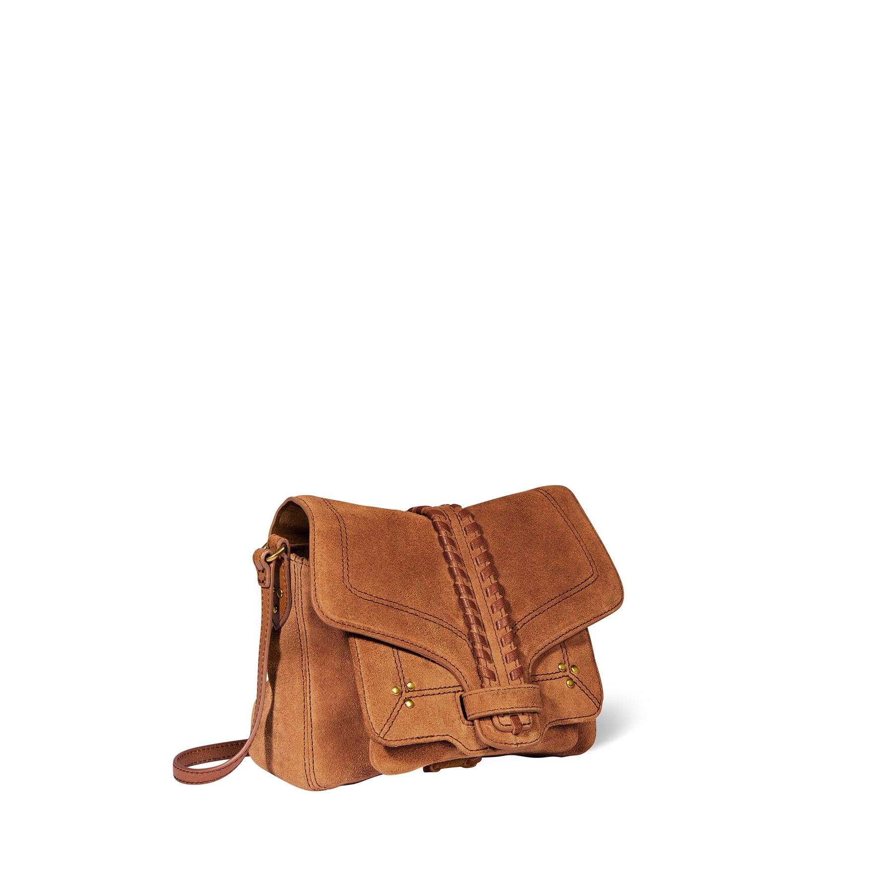 Sac Harry S Croûte Velours Caramel