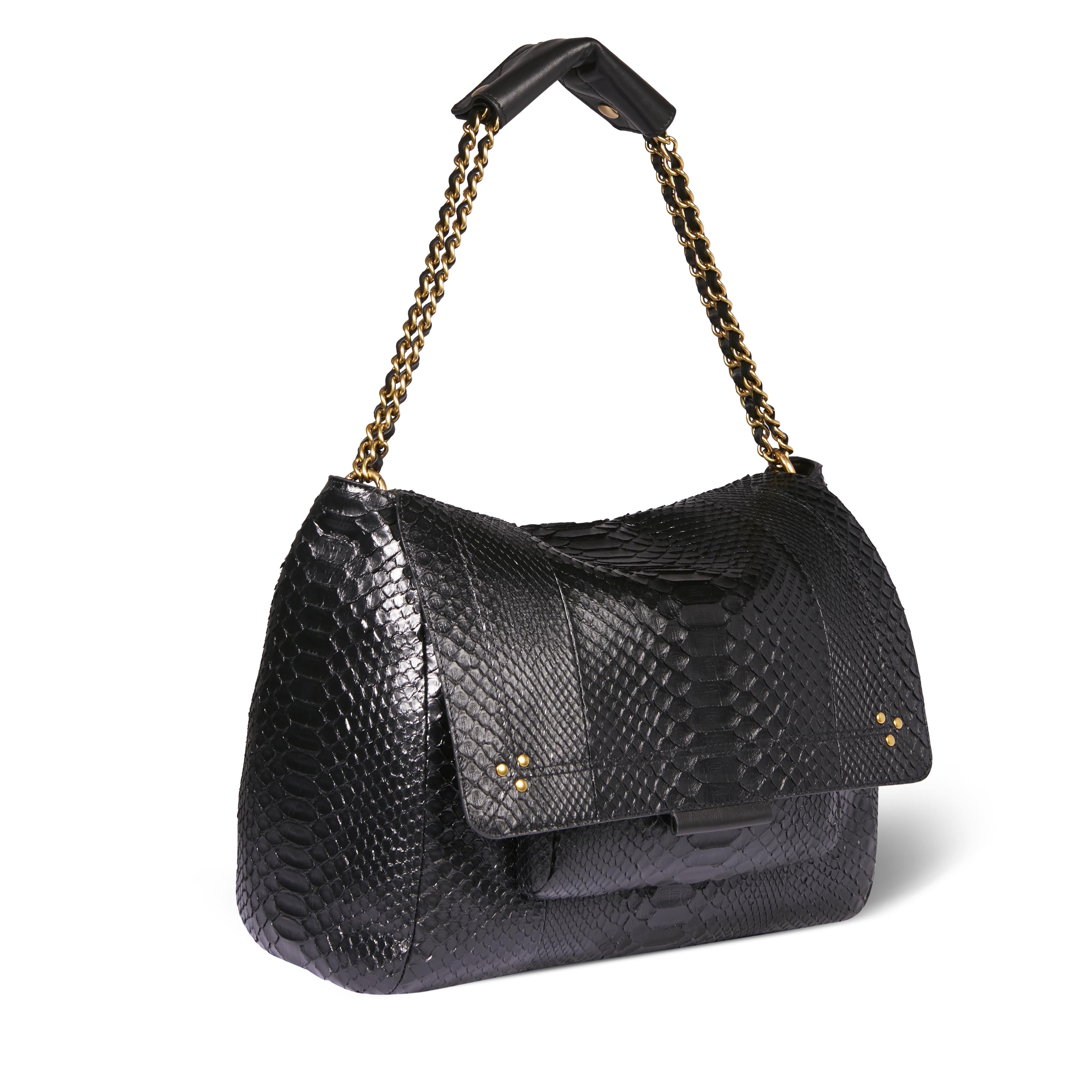 Lulu XL Python Noir