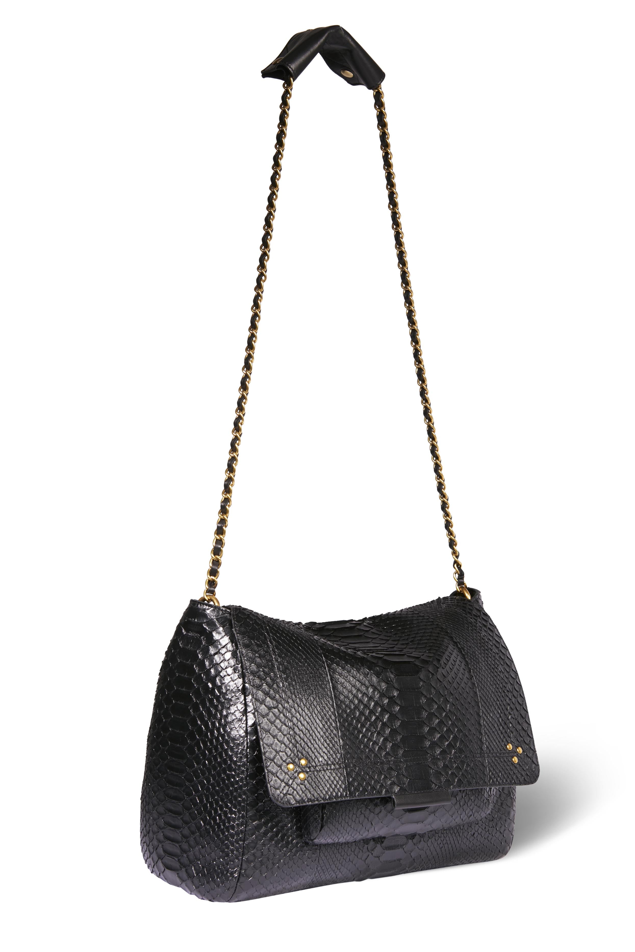 Lulu XL Python Noir