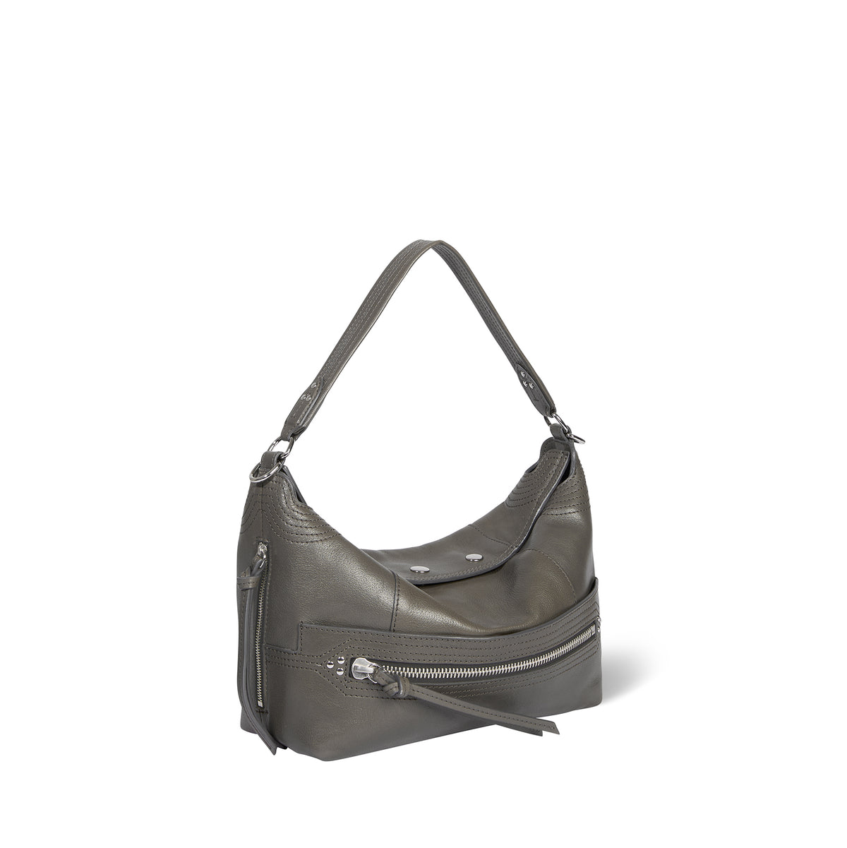Sac Lucky Hobo buffle Gris