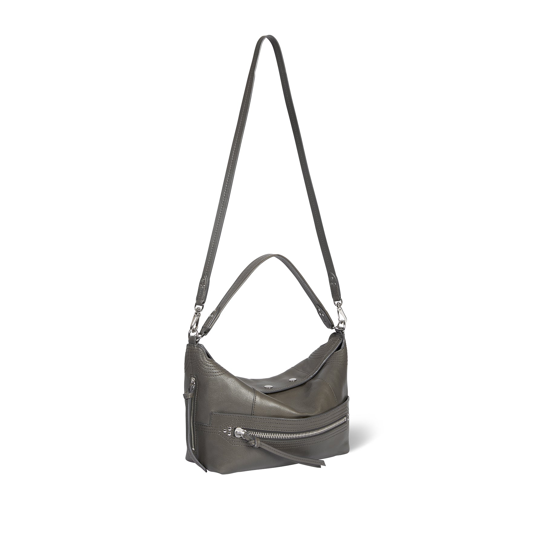 Sac Lucky Hobo buffle Gris