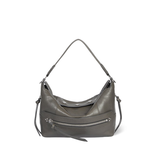 Sac Lucky Hobo buffle Gris
