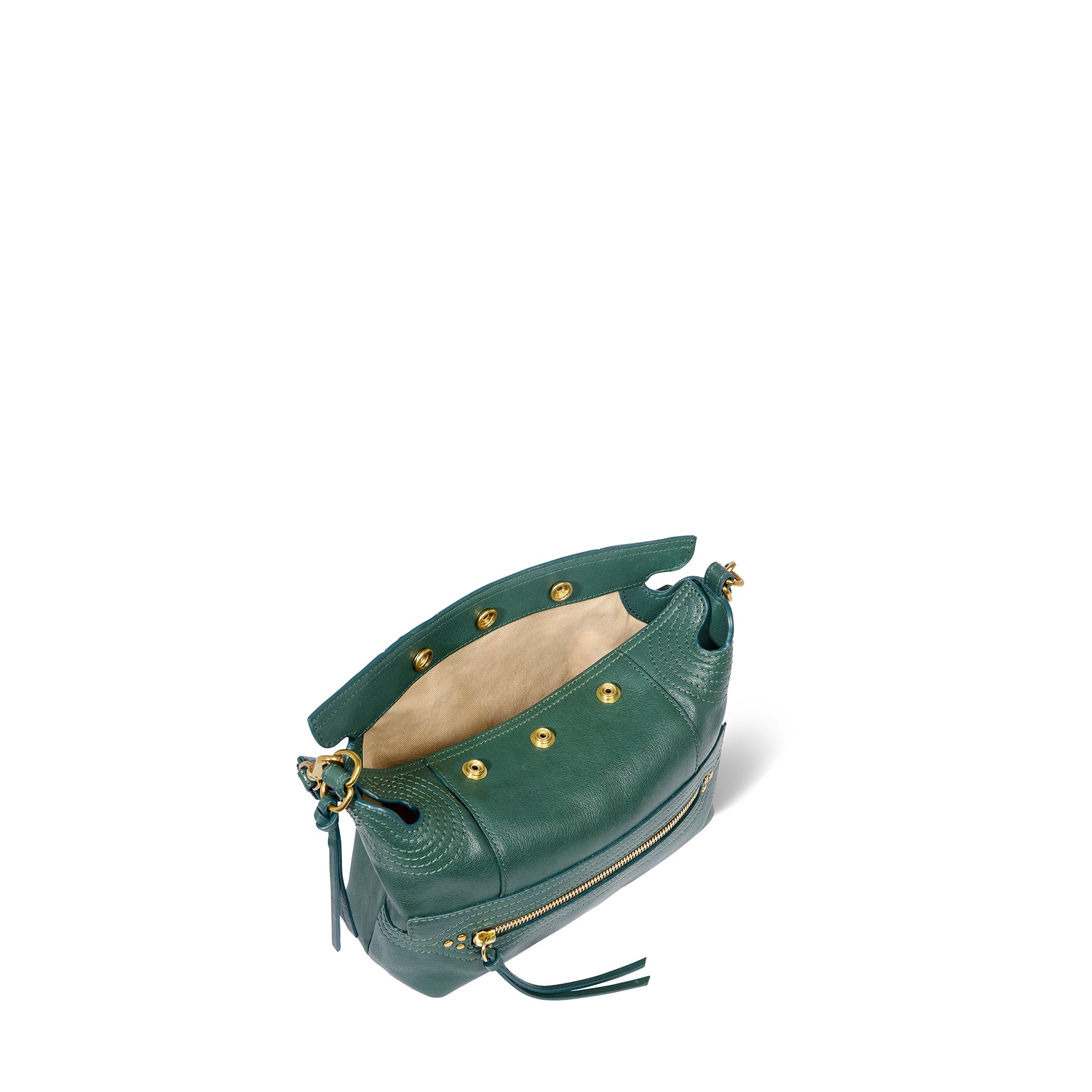 Sac Lucky Hobo Small buffle Avocat