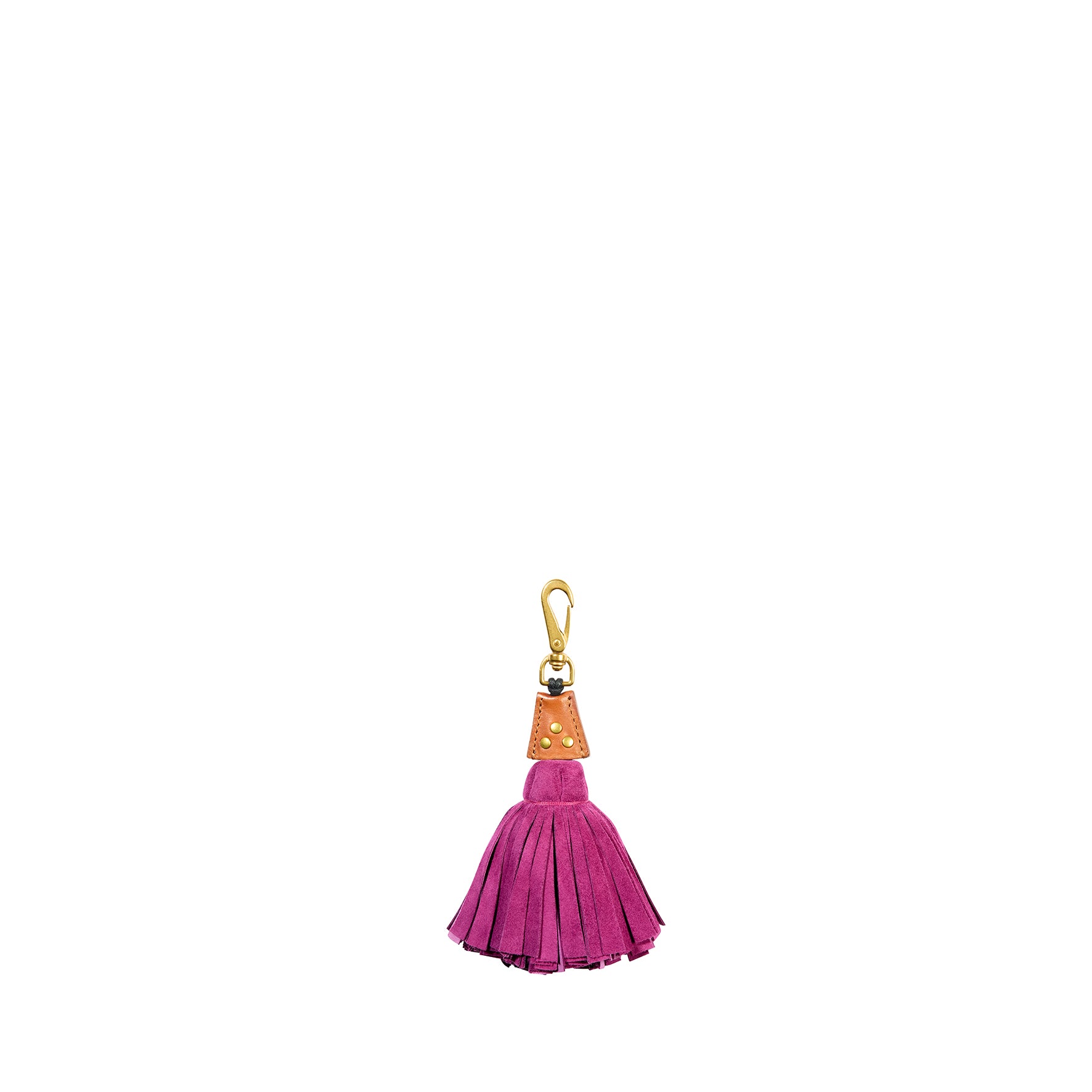 Porte-clés Big Pompon Chèvre Bougainvillier