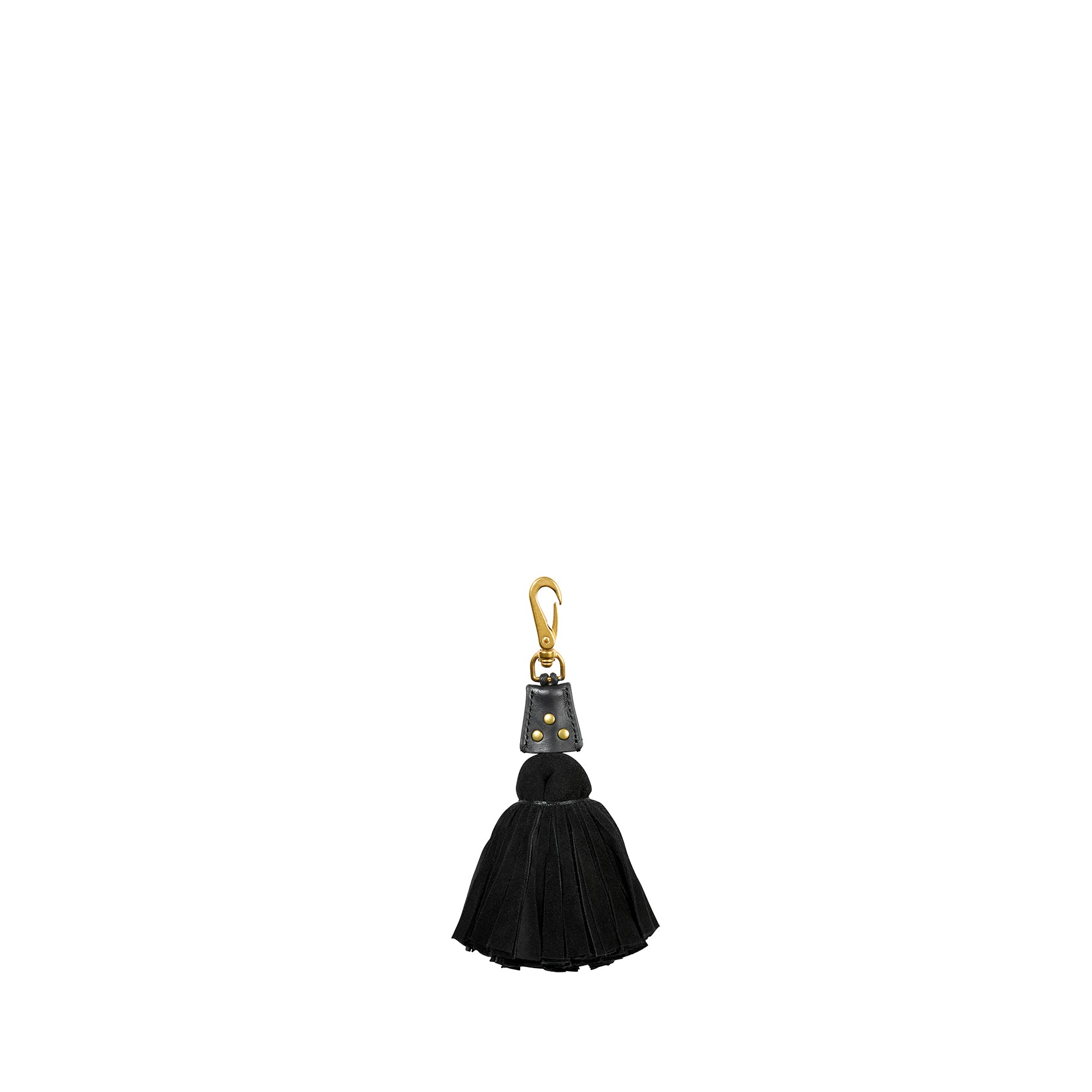 Porte-clés Big Pompon Chèvre Noir