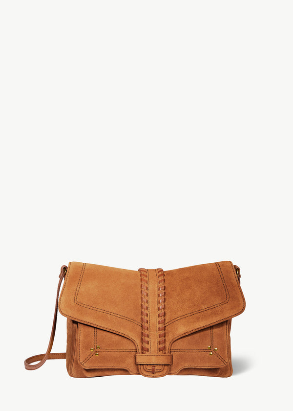Sac Harry M Croûte Velours Caramel