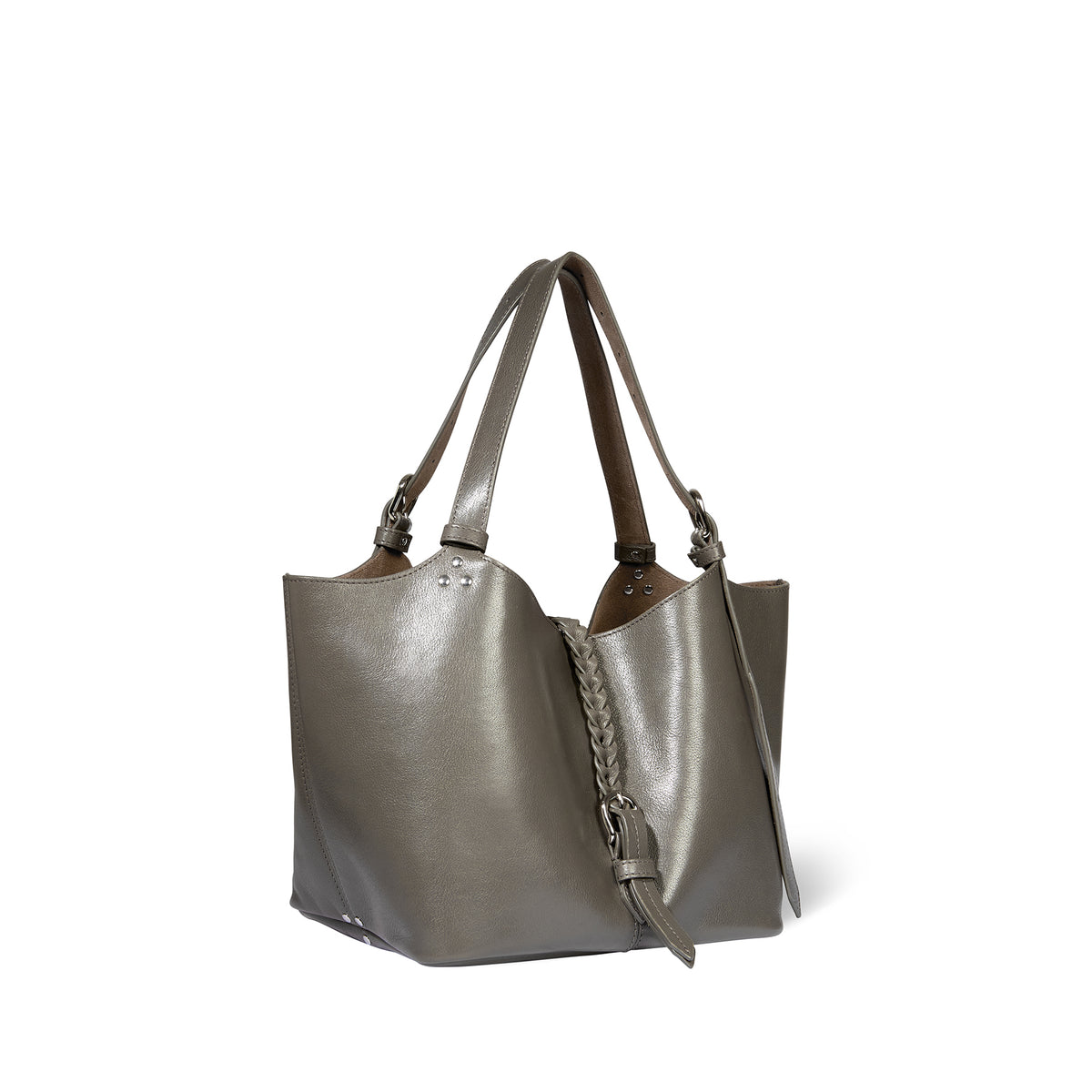 Sac Cabas Joseph S buffle Gris